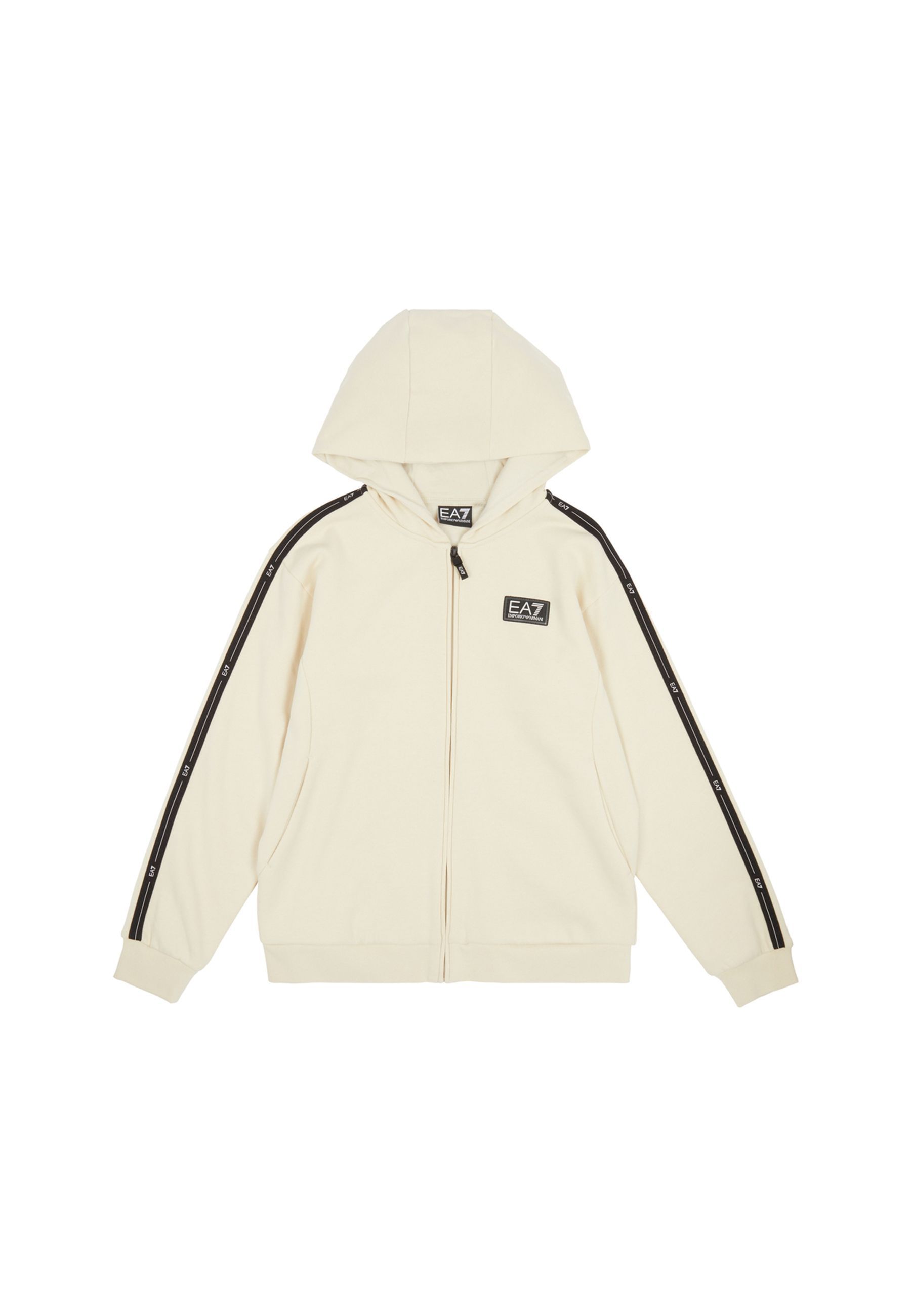 Felpa con cappuccio Logo Series in cotone stretch con maxi logo