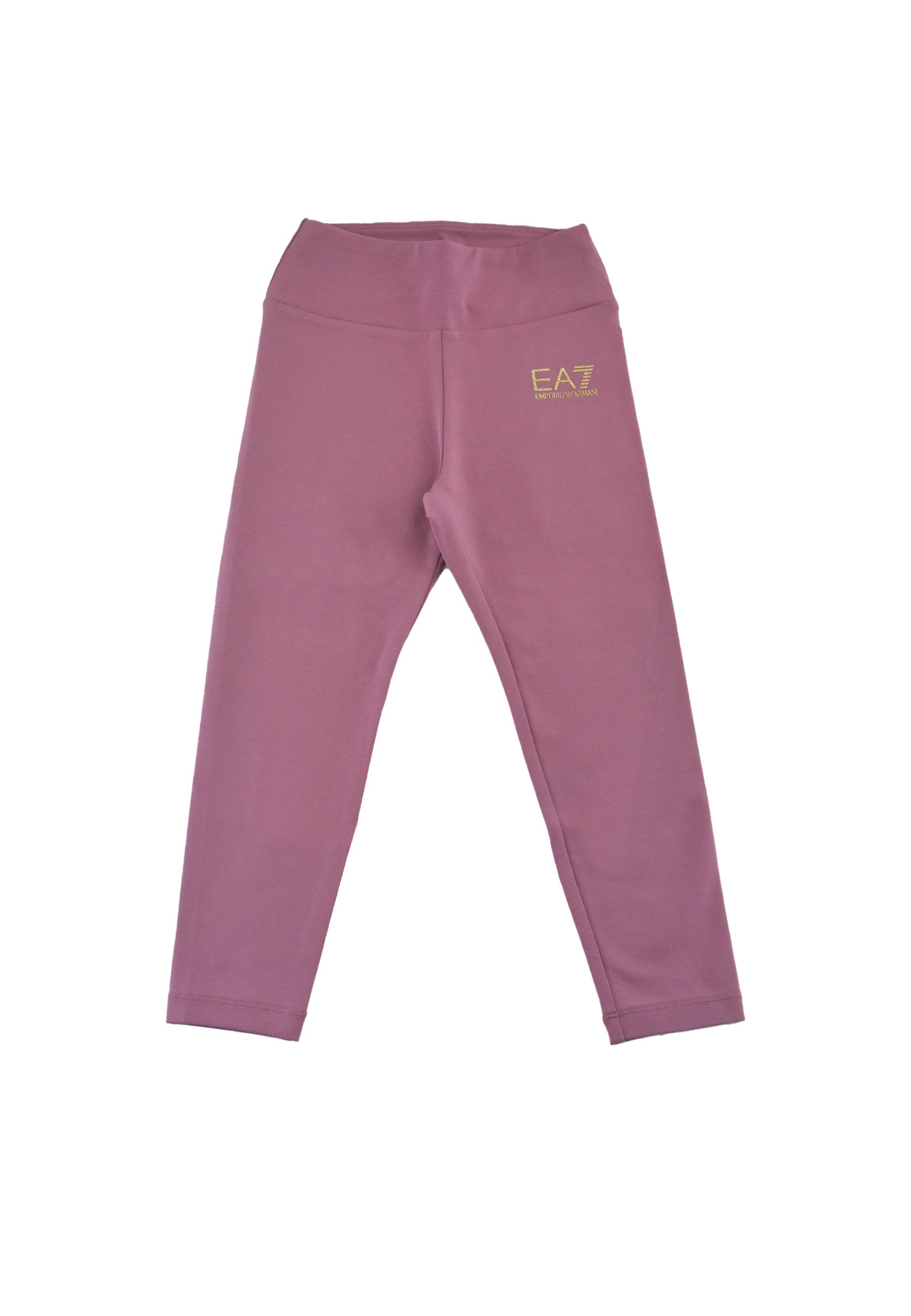 Leggings tinta unita rosa Orchidea