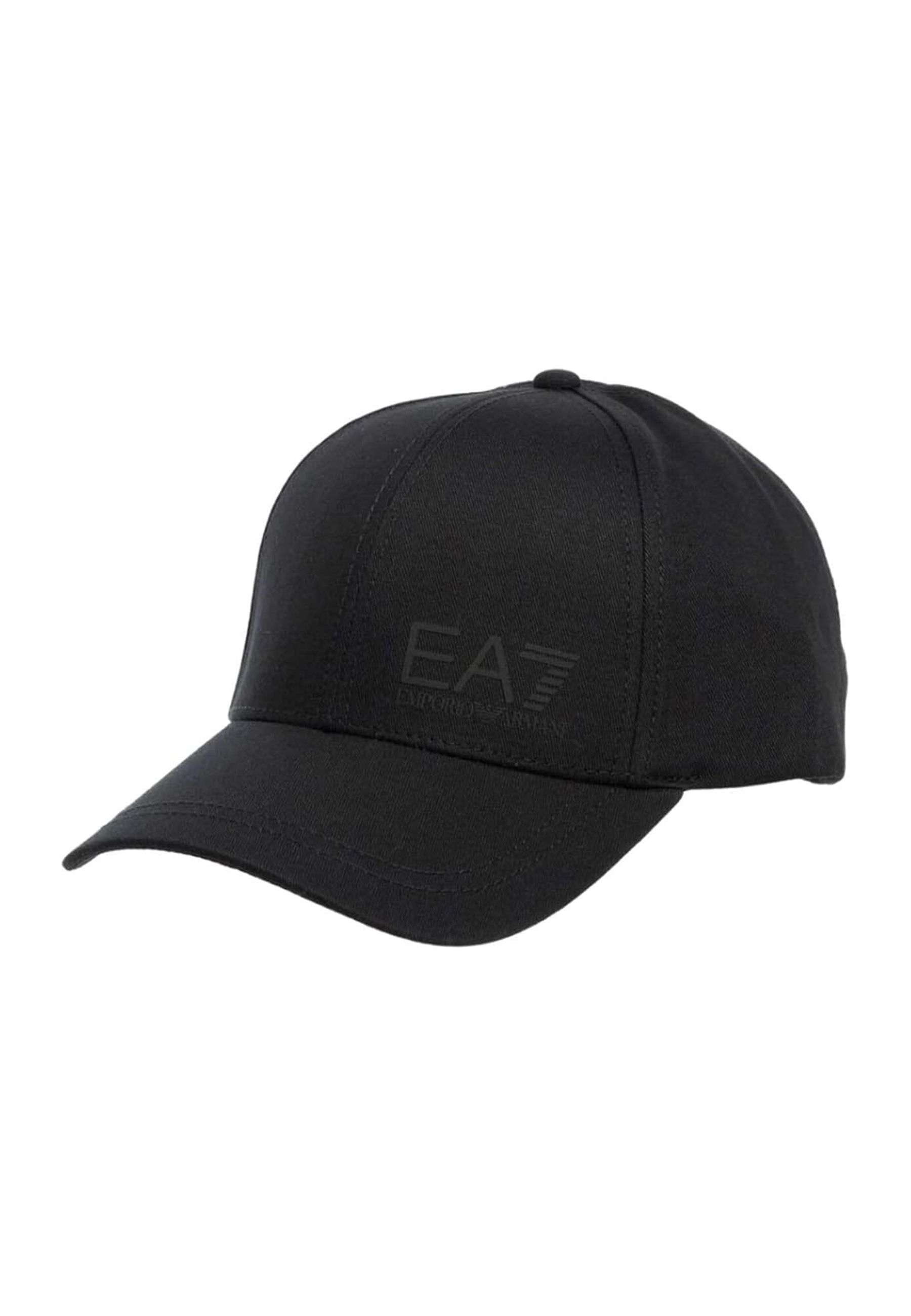Cappello Nero con Stampa Logo