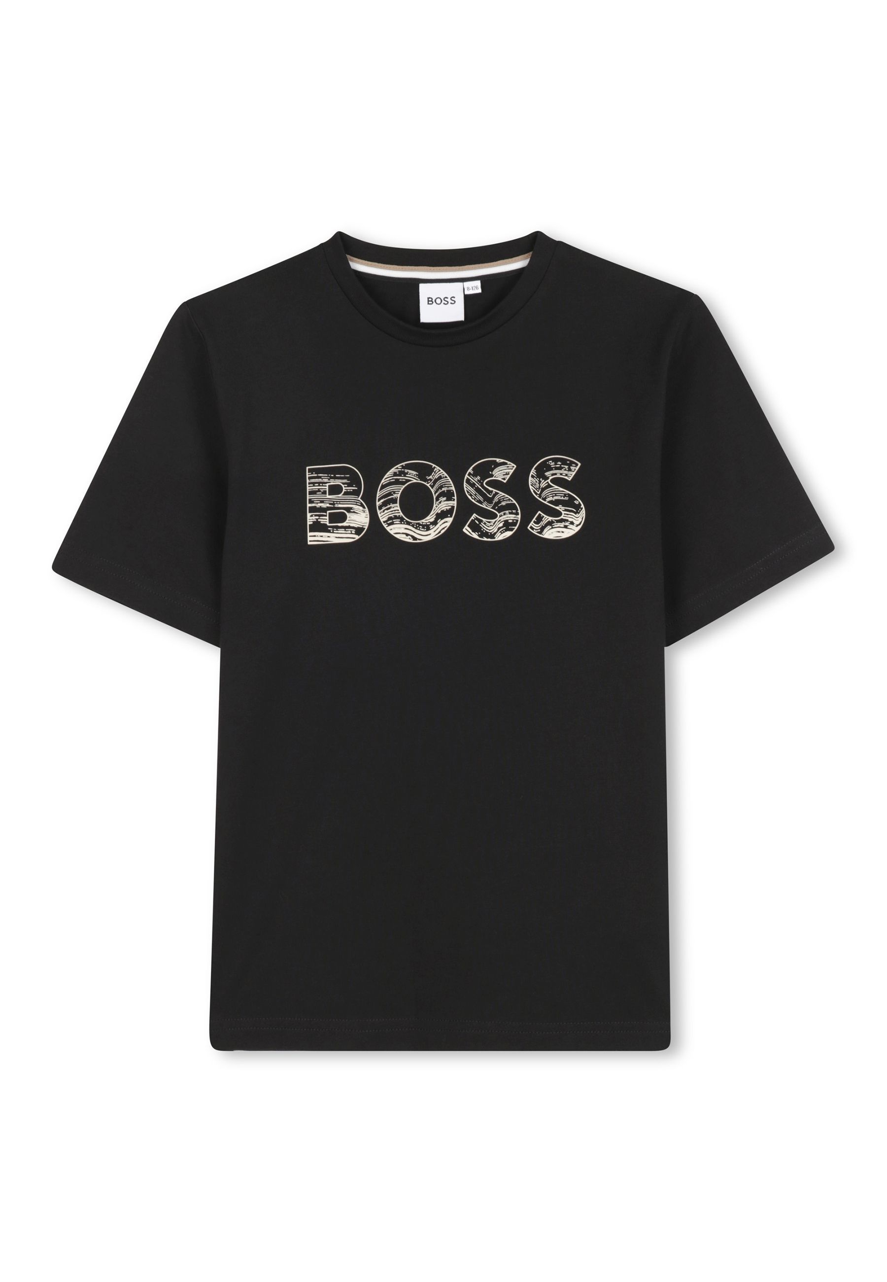 T-shirt con grande logo BOSS