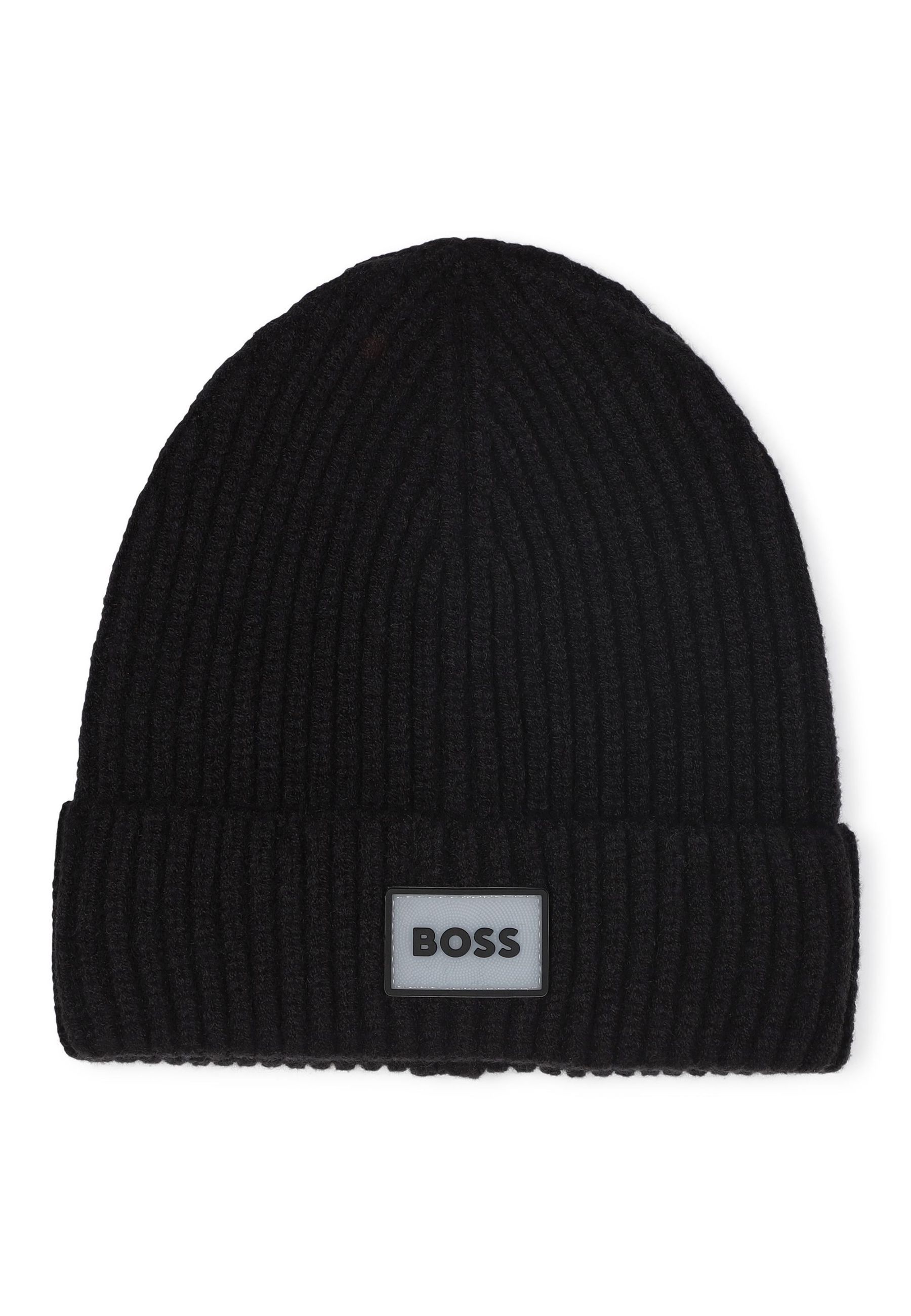Cappello lavorato a maglia con stampa in gomma