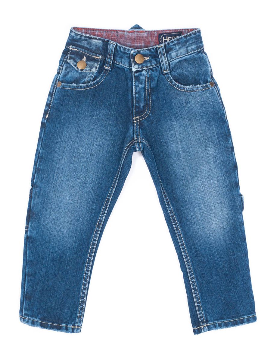  JEANS HERO RAGAZZO MODELLO WORK STONE SPRUZZATO