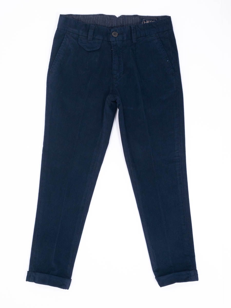 PANTALONE HERO RAGAZZO IN VELLUTO MODELLO CHINO