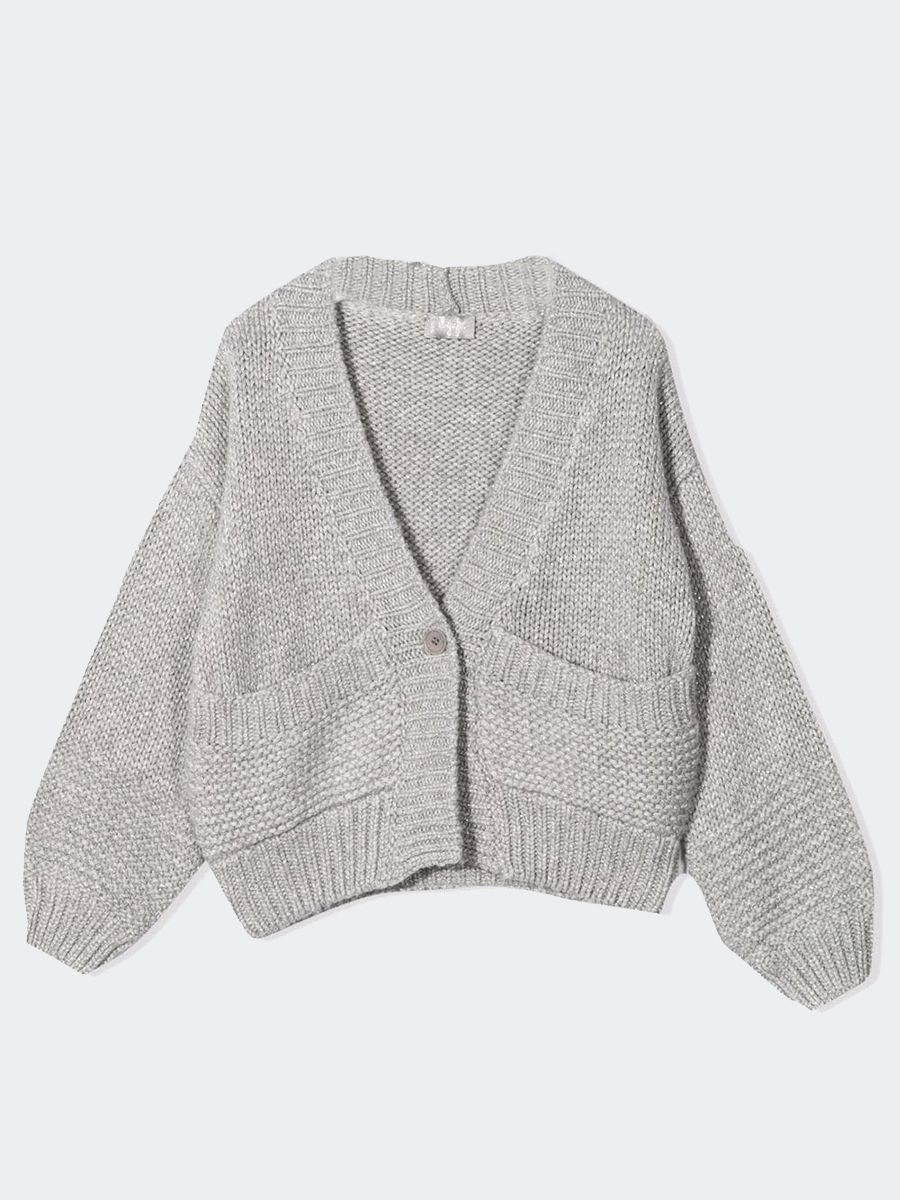 Maglia  Cardigan in lurex