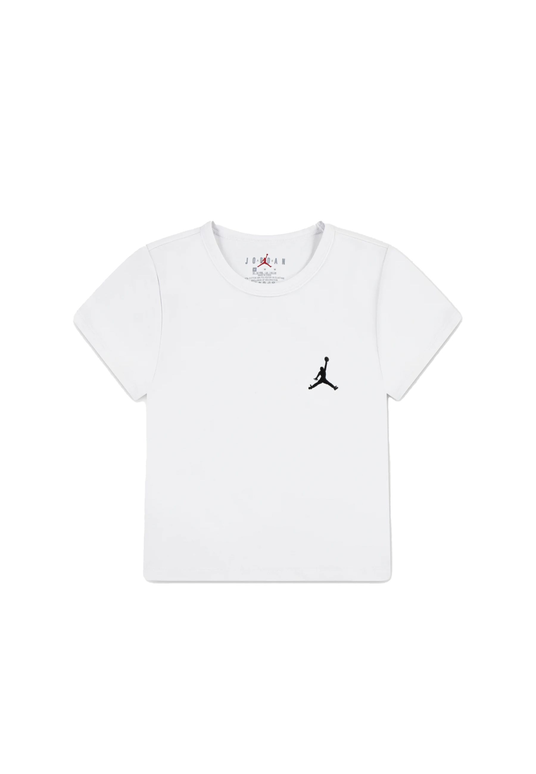 T-shirt Jordan per bambina Bianca