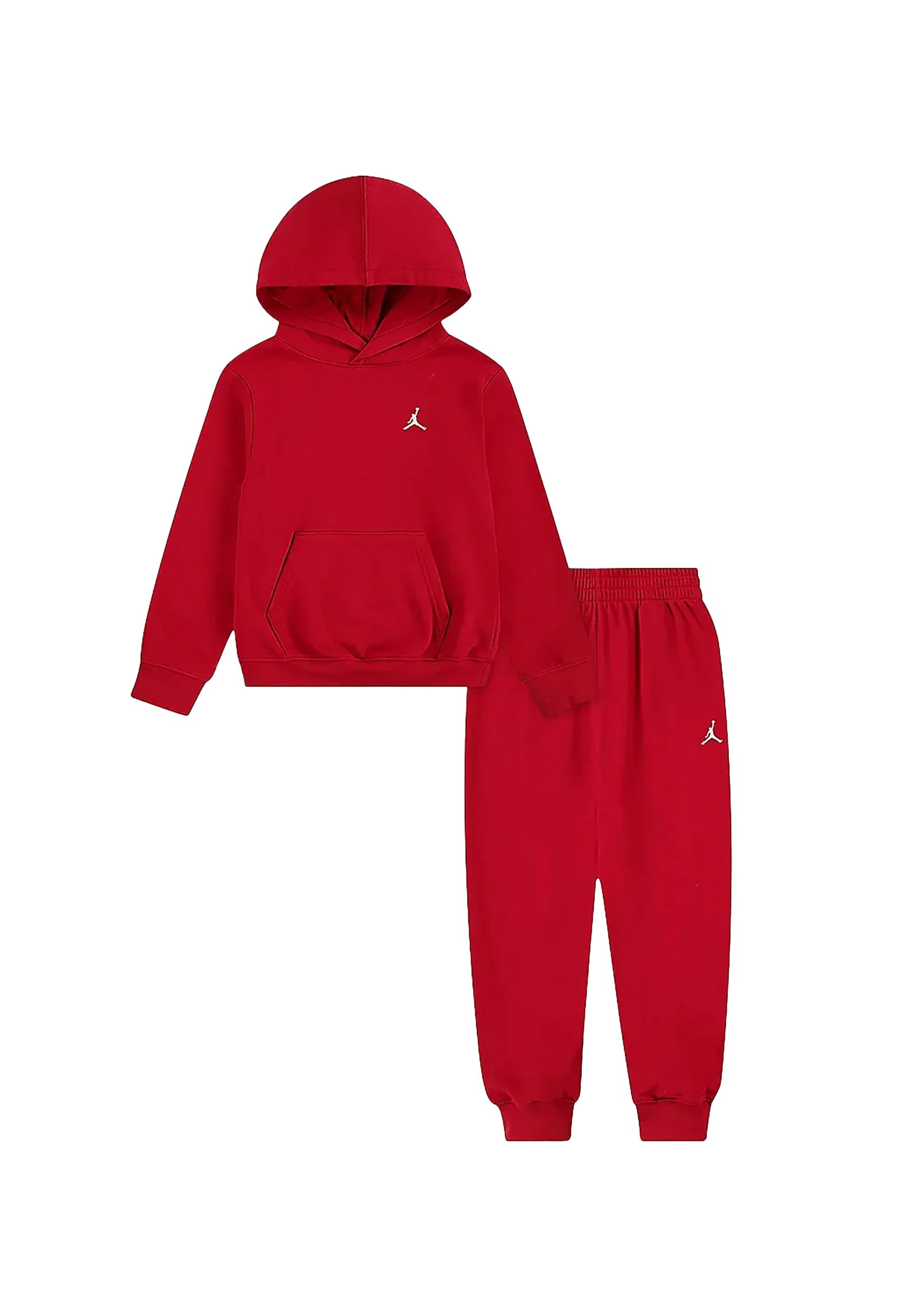 Completo Sportivo felpa e pantalone  rosso