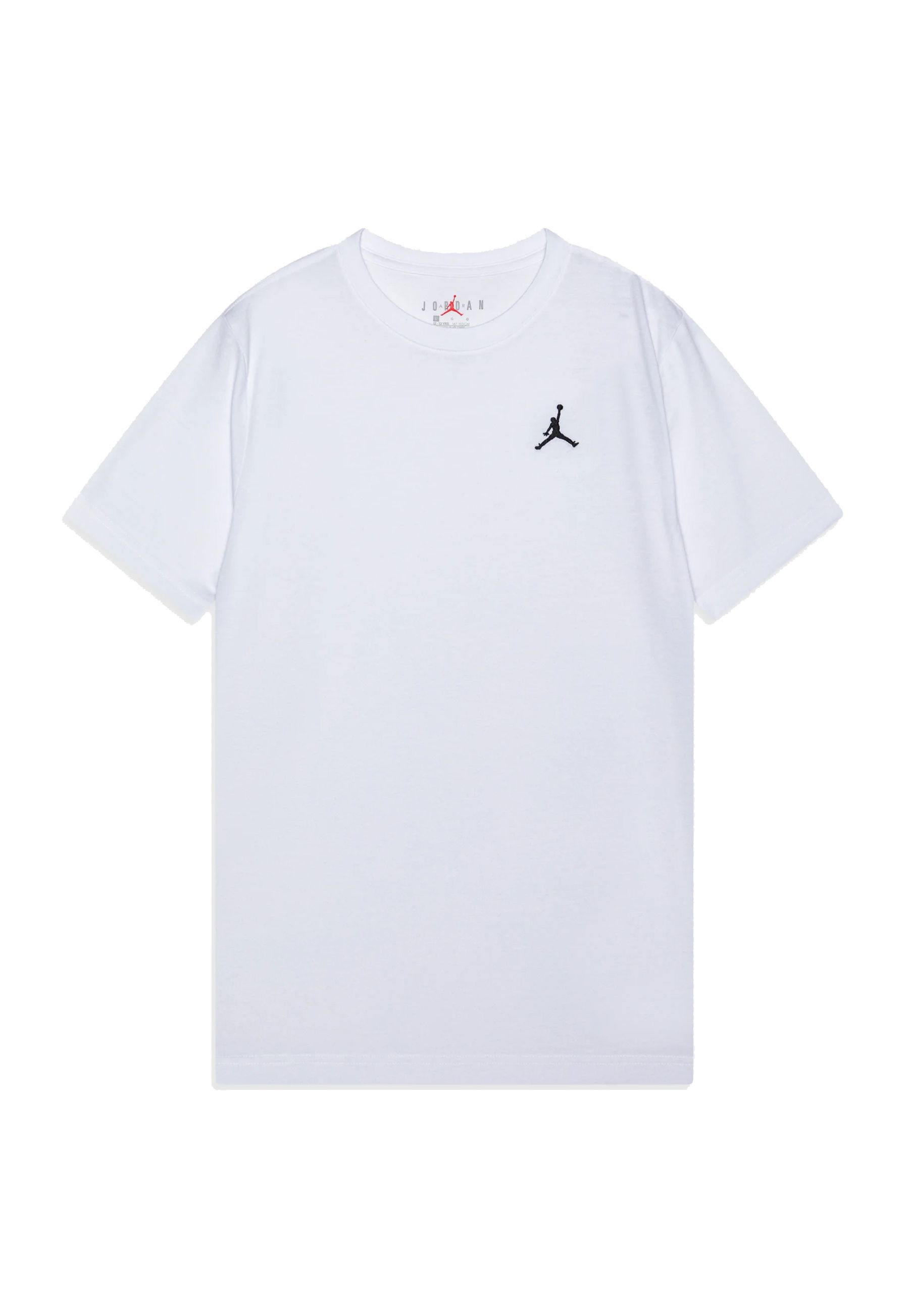 T-shirt girocollo Nera Jordan Ricamata