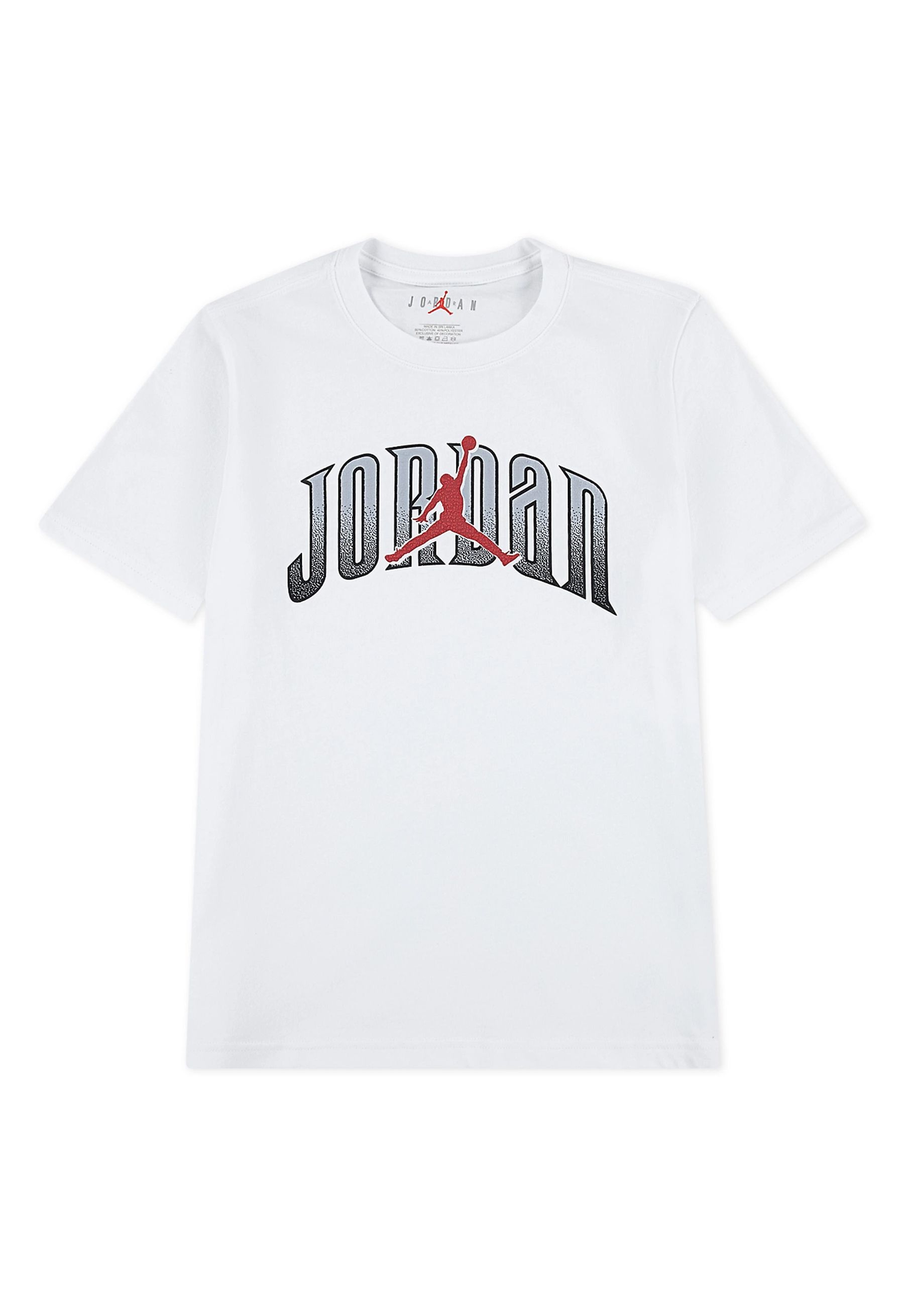 T-shirt bianca con Grafica Archivio