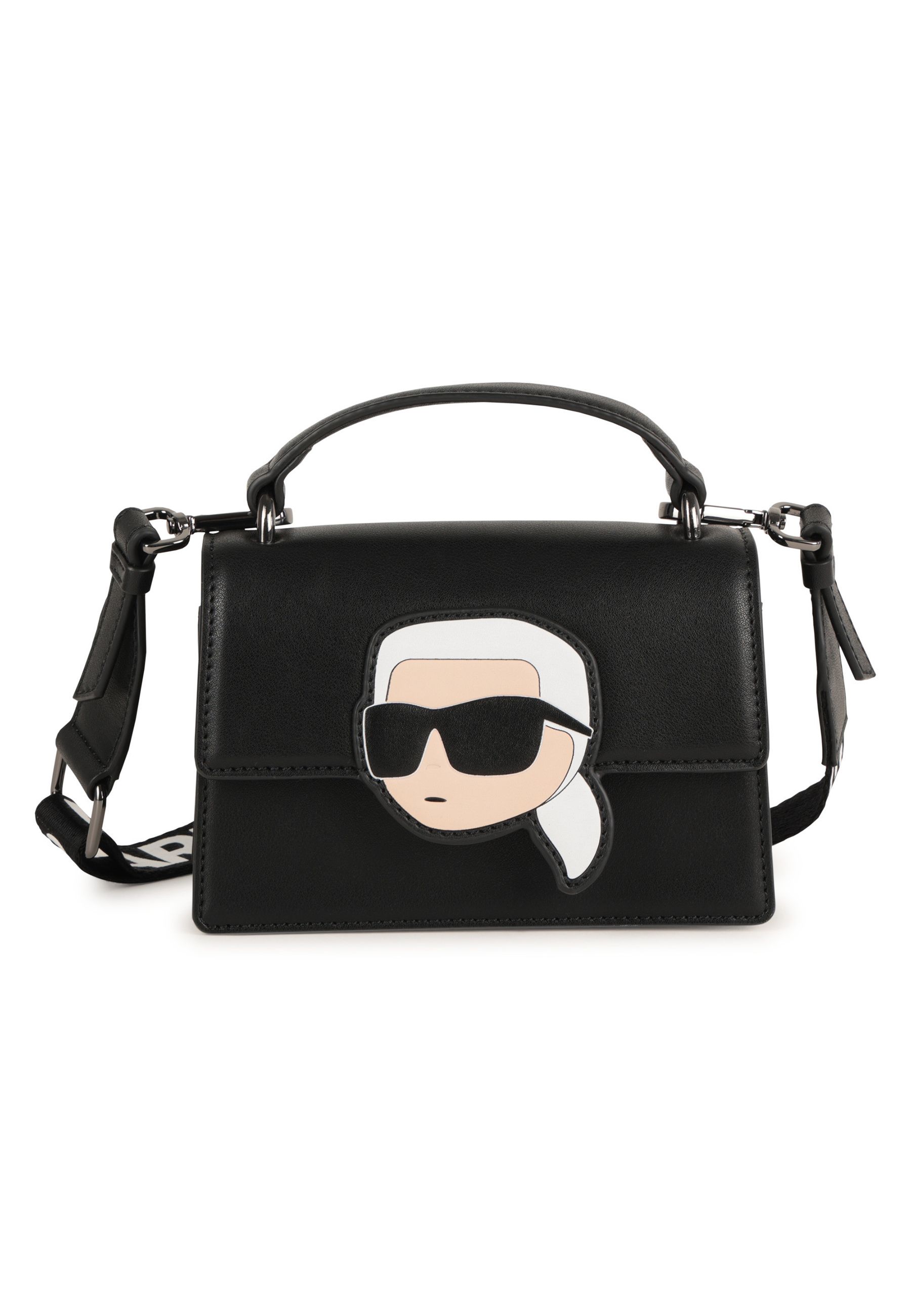 Borsa con stemma KARL in tessuto