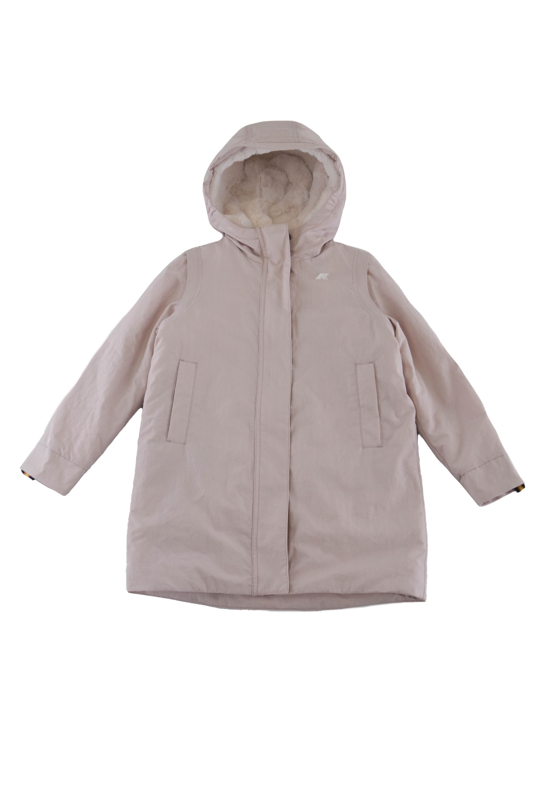 Piumino Parka tinta unita con Cappuccio