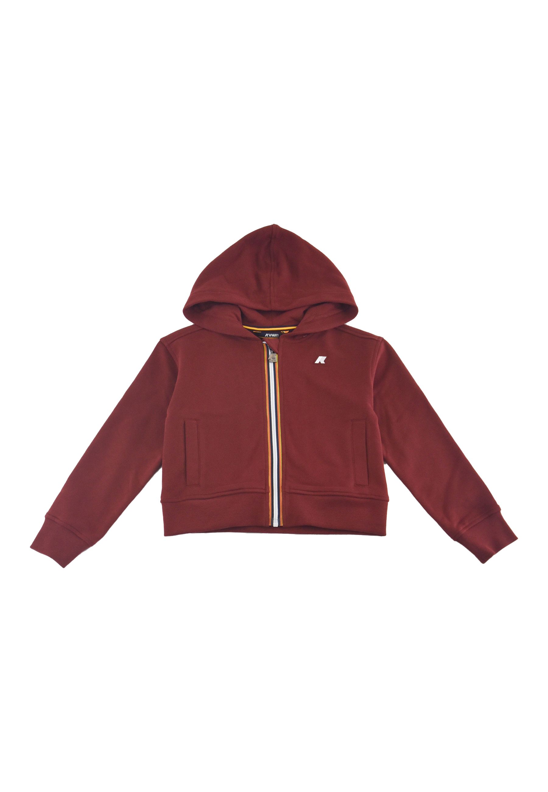 Felpa Carmy fleece peach  full zip     