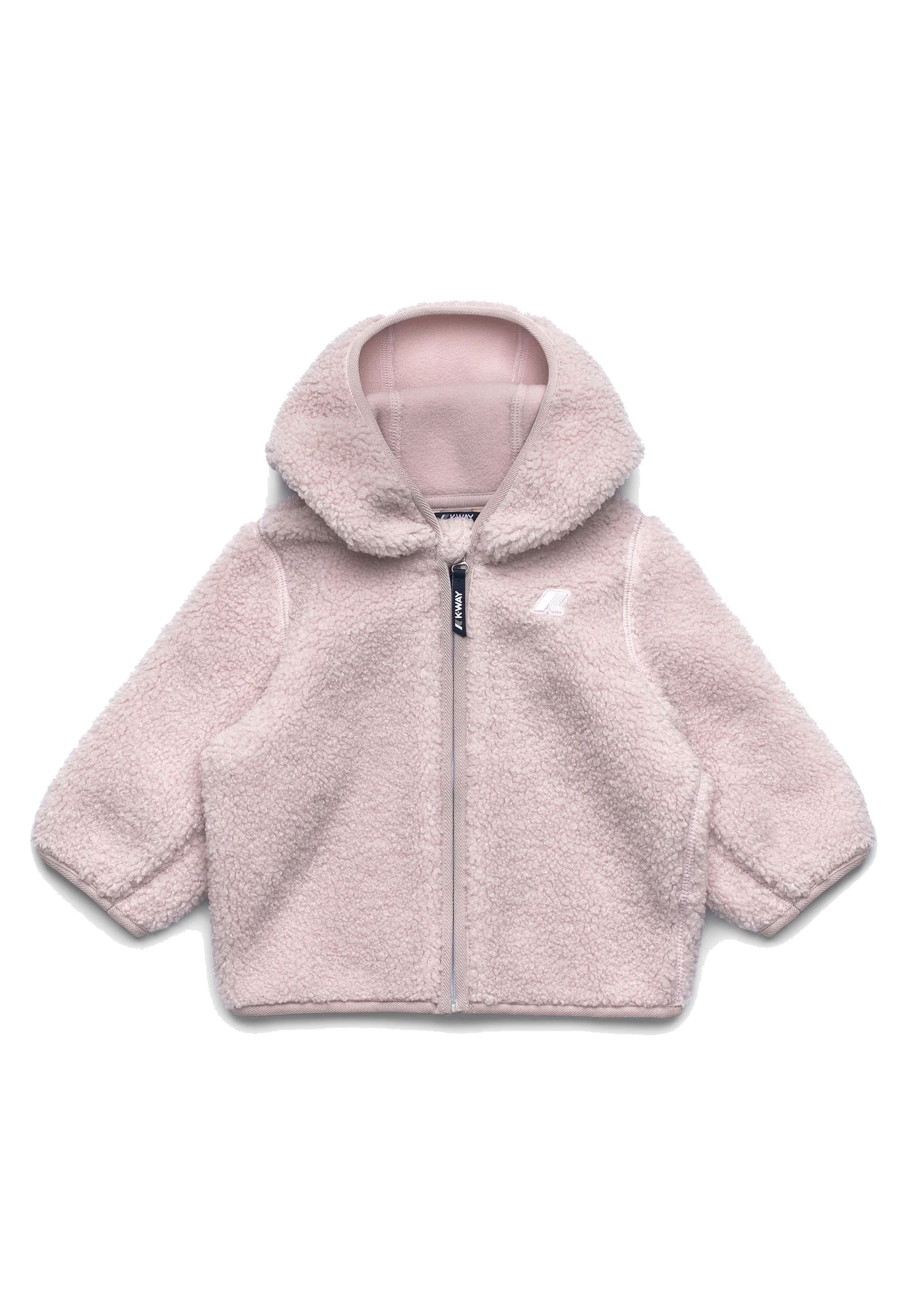 Felpa Janne polar  full zip  Rosa