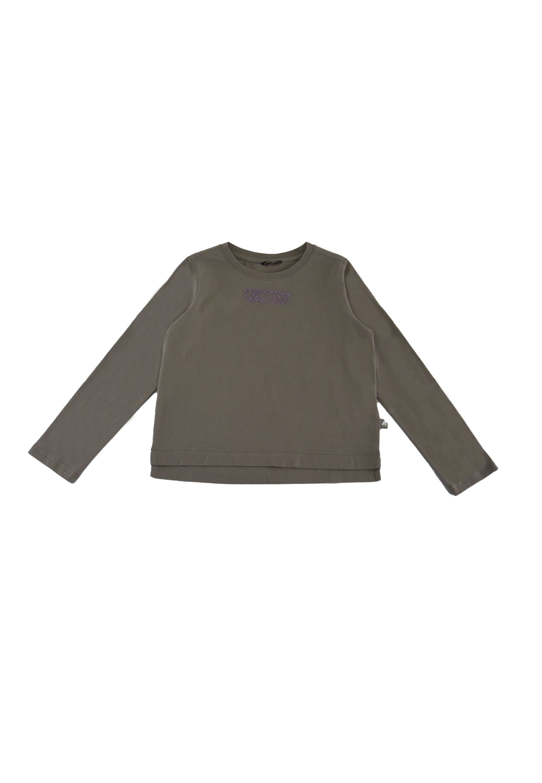 T-shirt Girocollo manica lunga Verde