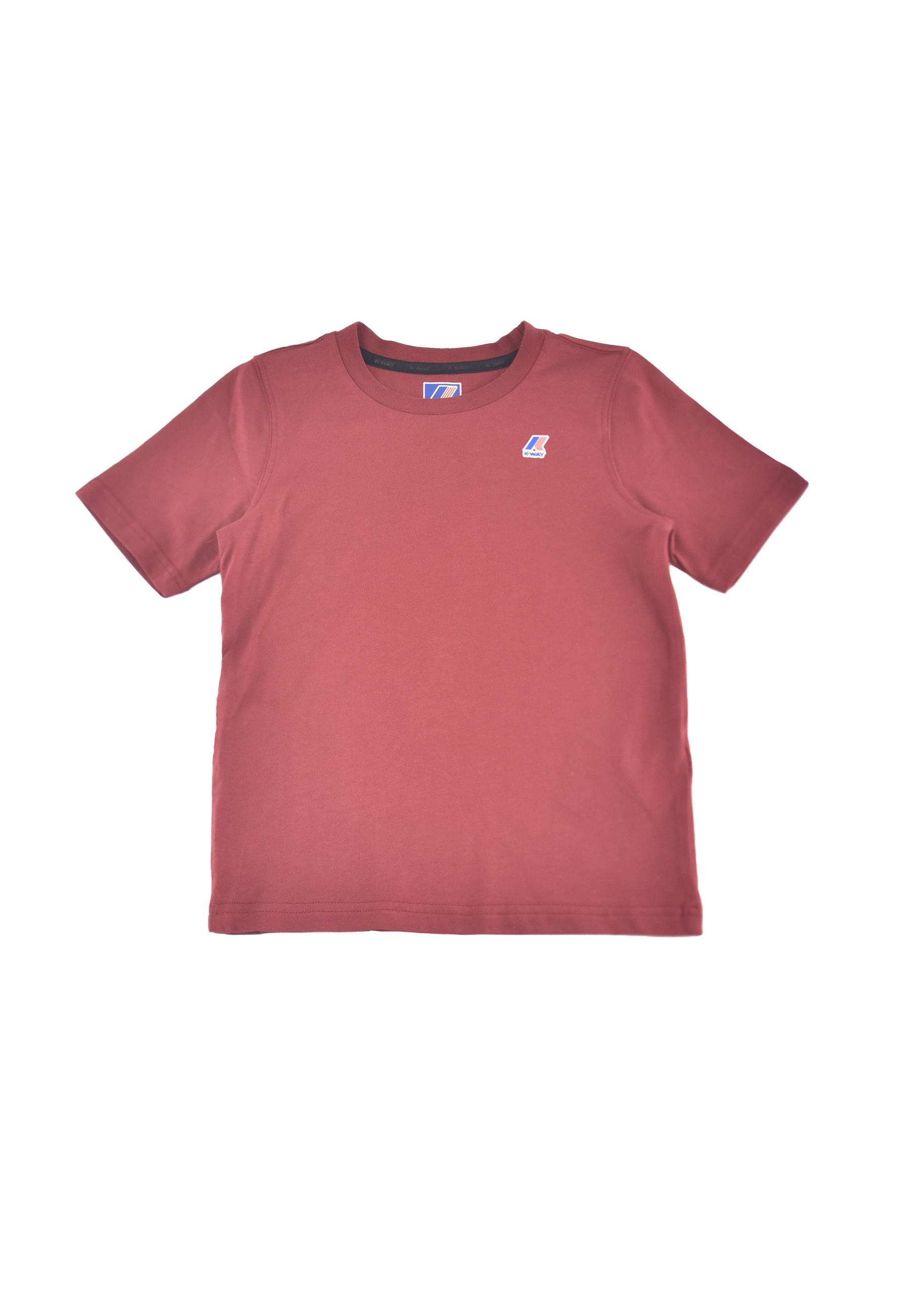 T-shirt Girocollo leonide Rosso          