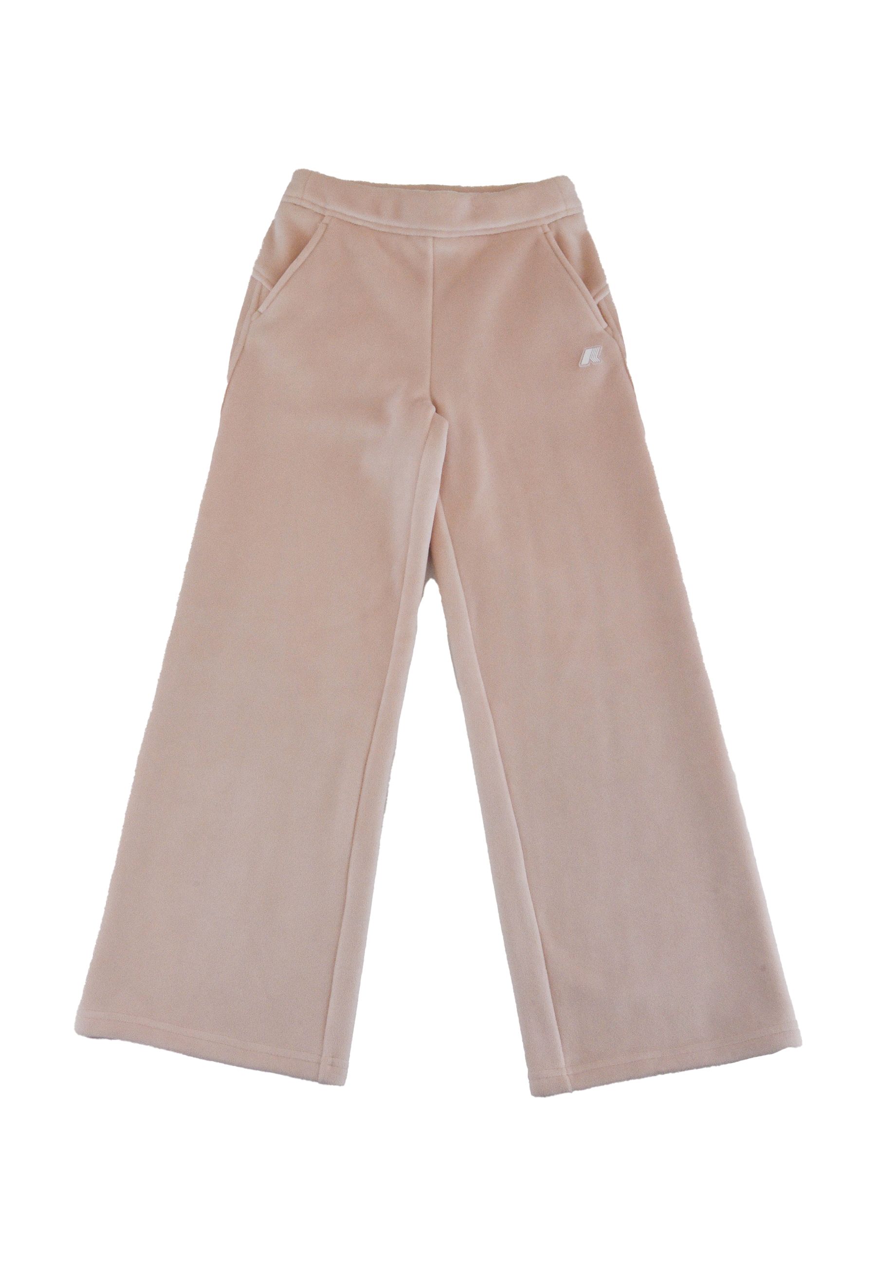 Pantalone jenny velour polar Rosa