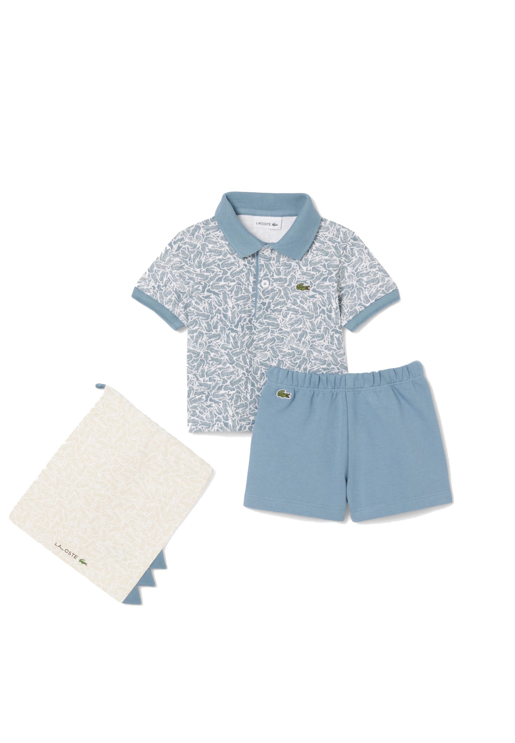 Completo Sportivo set Polo fantasia e pantaloncini