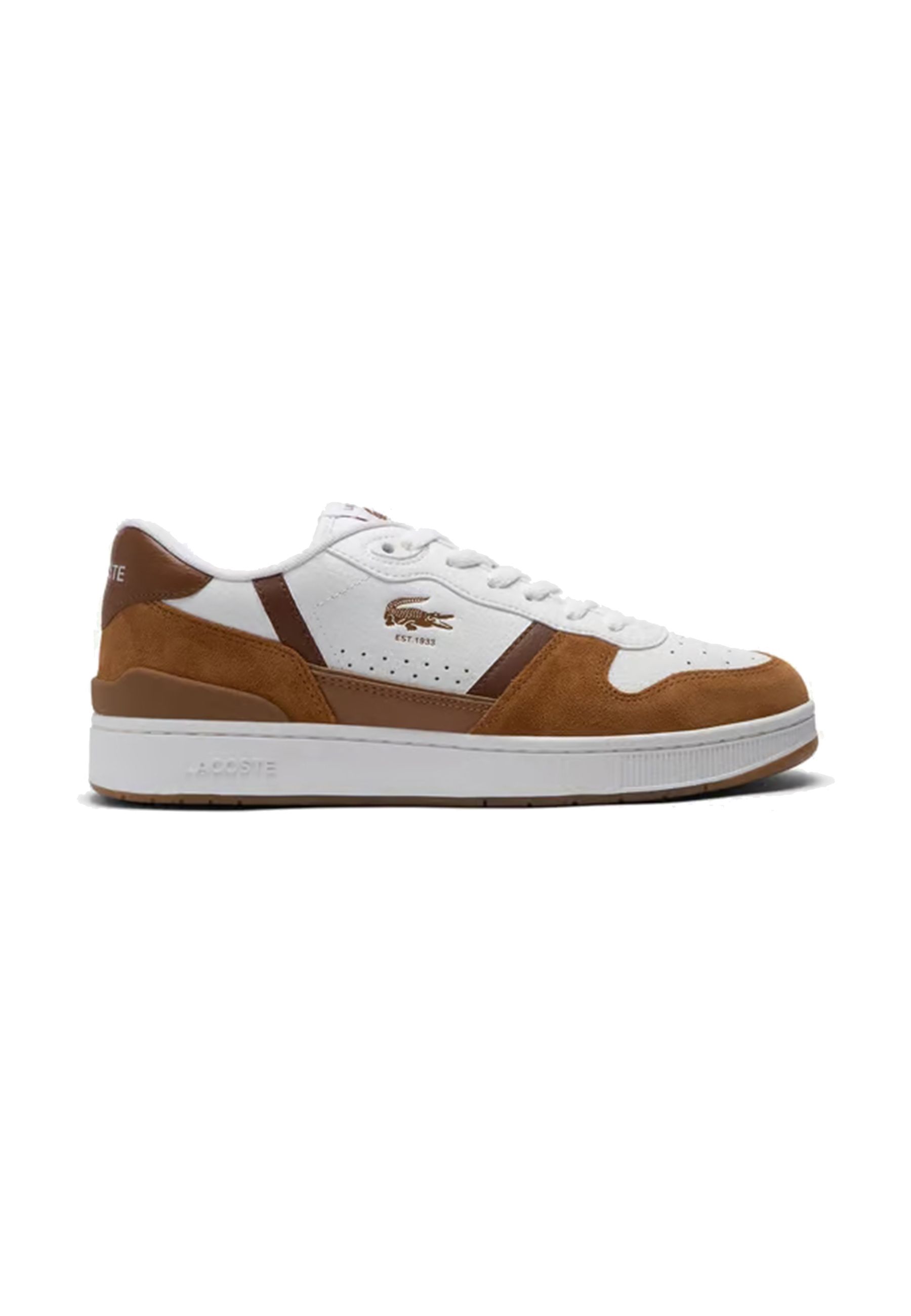Sneakers T-CLIP bianca e marrone