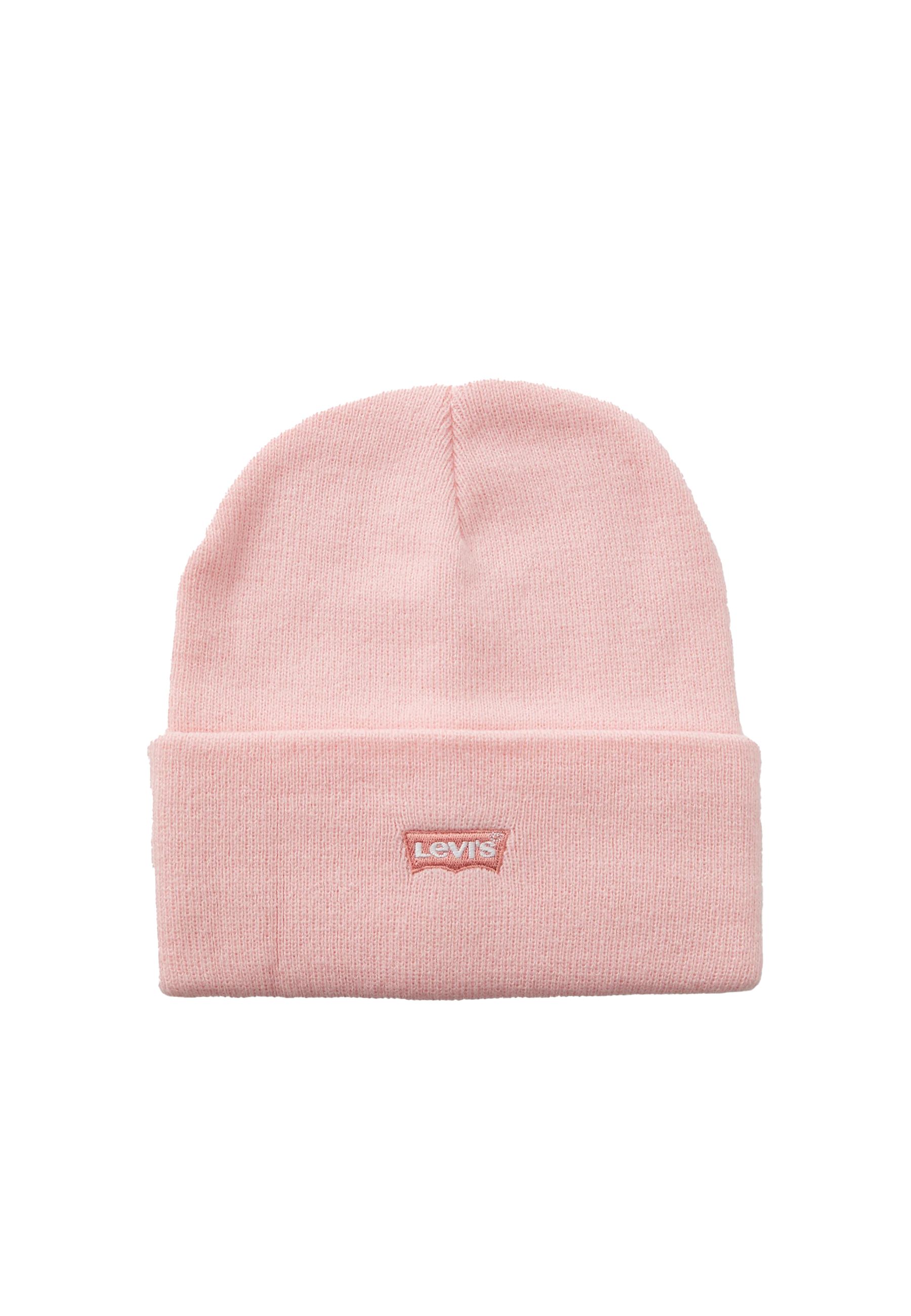 Cappello in maglia nero ricamato