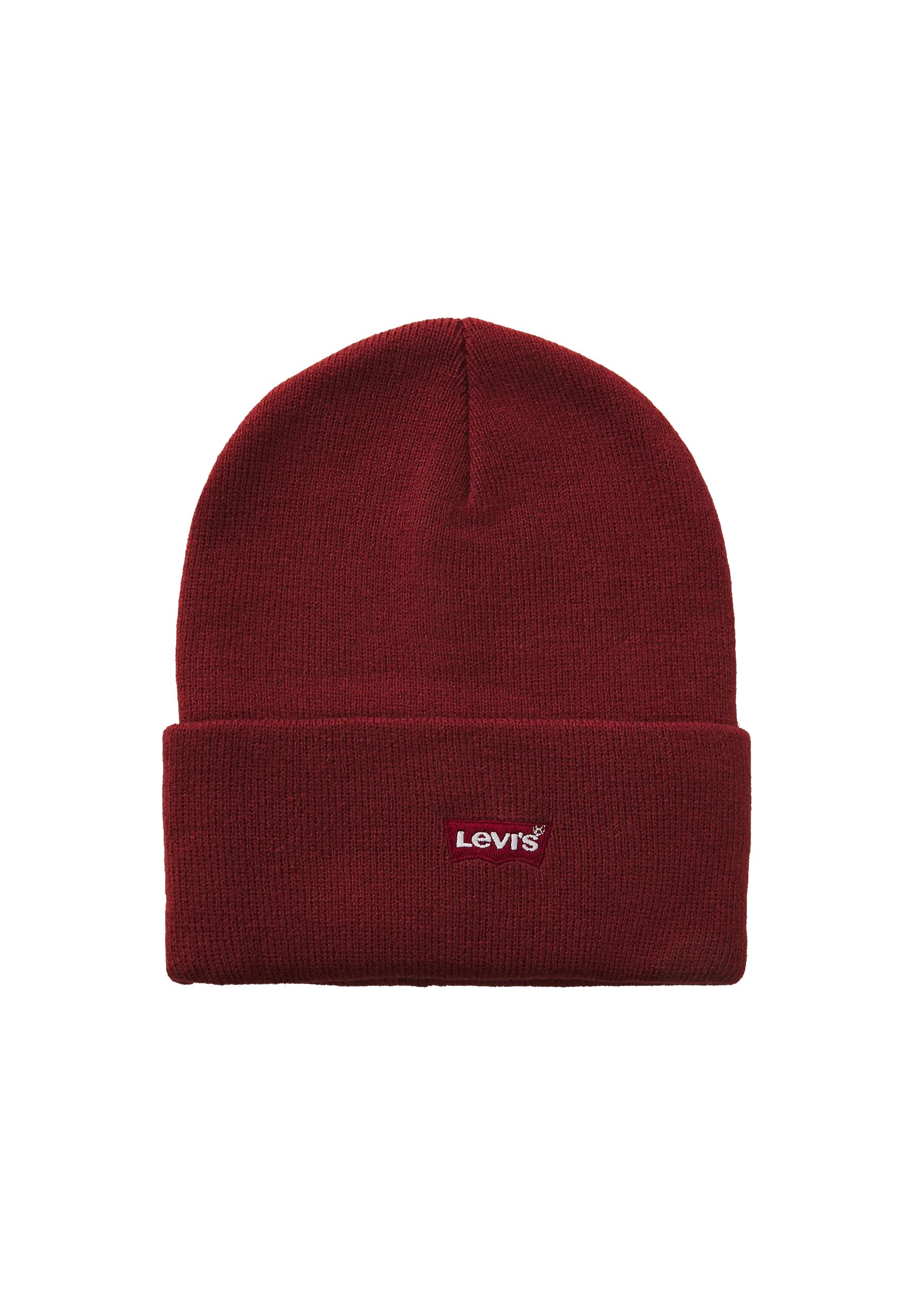 Cappello in maglia nero ricamato