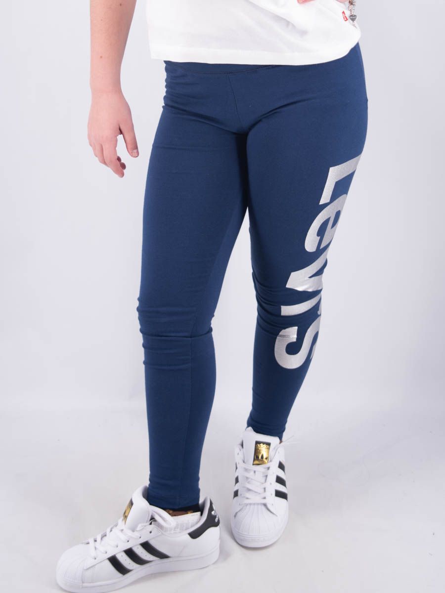 Leggings elasticizzati con stampa logo