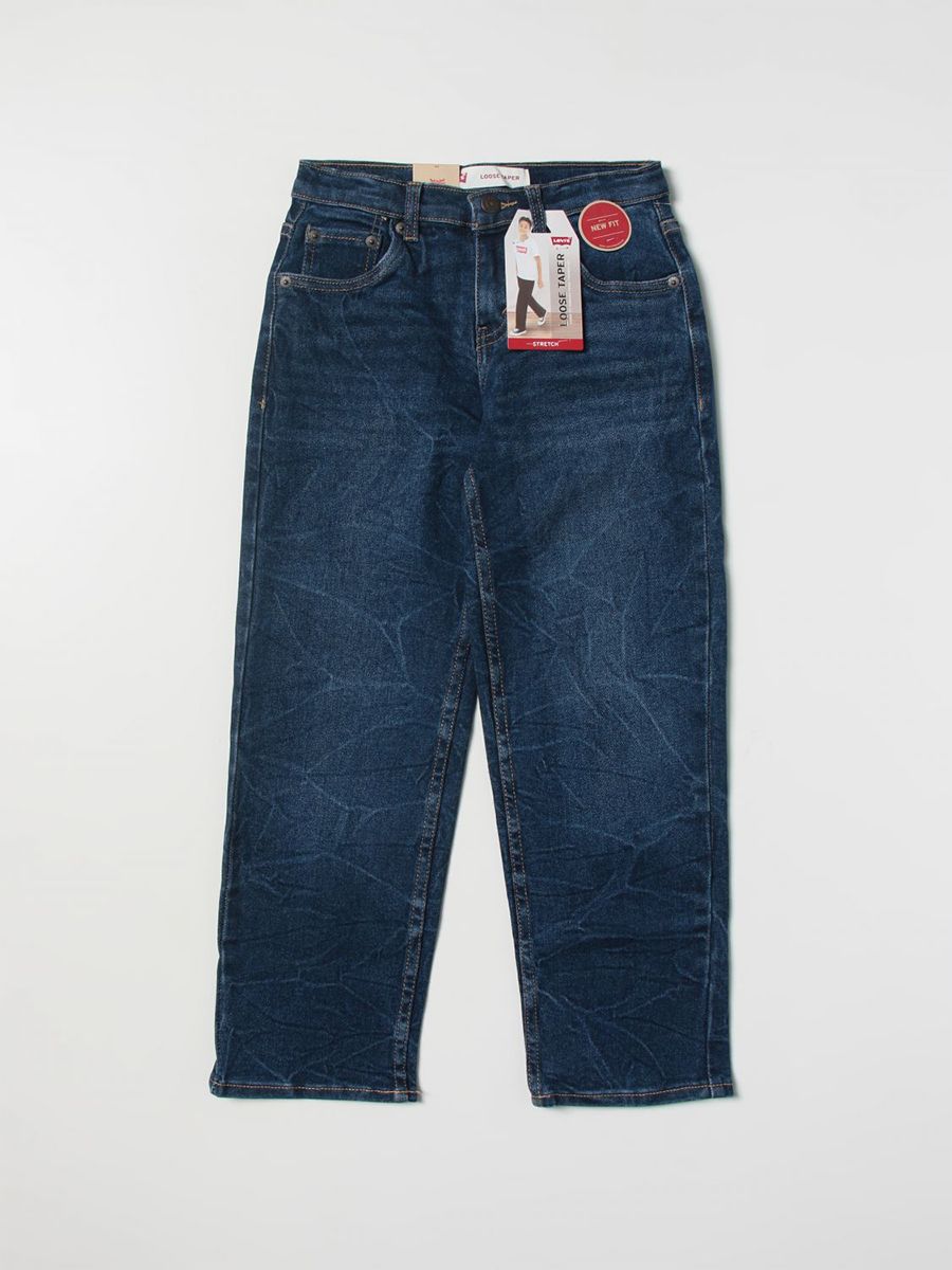 Jeans  in cotone con dettagli logo