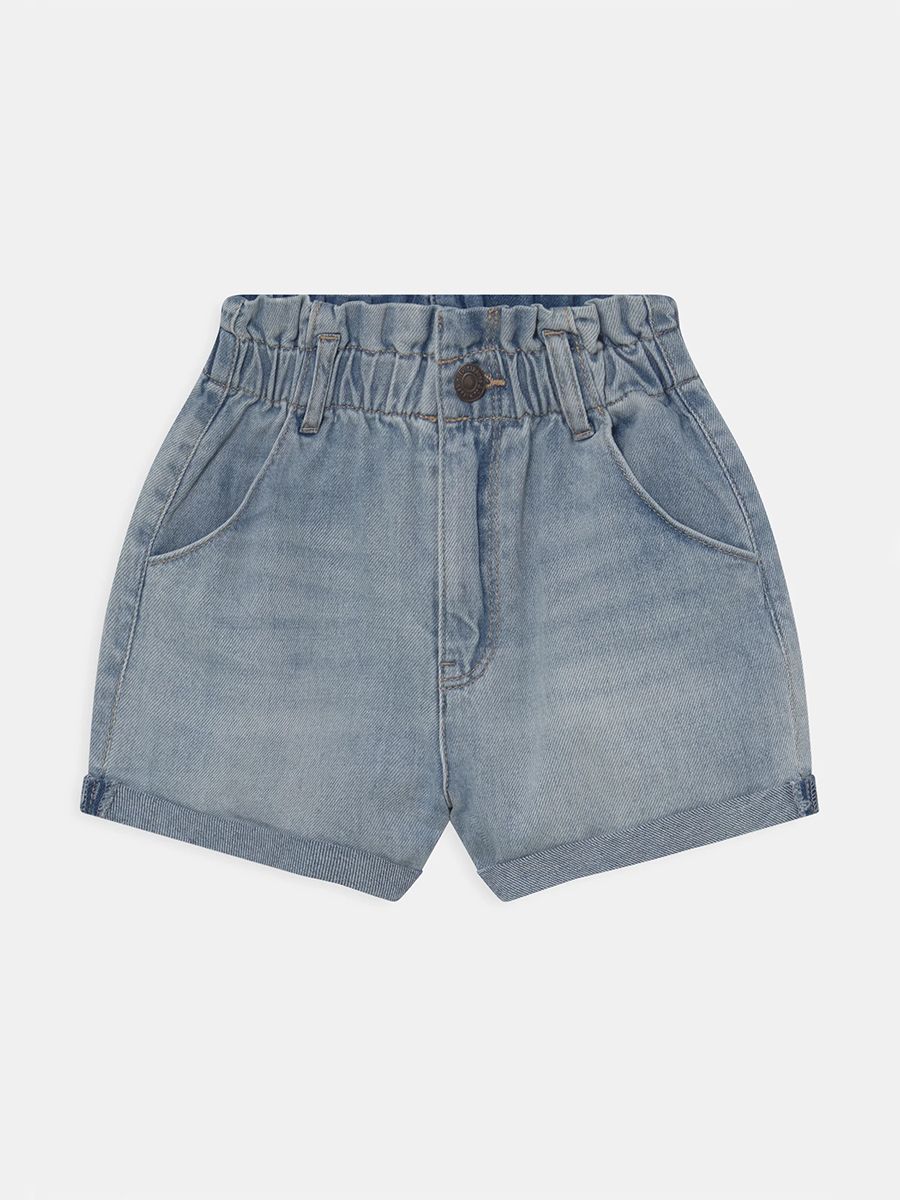 Shorts a vita Alta con risvoltino