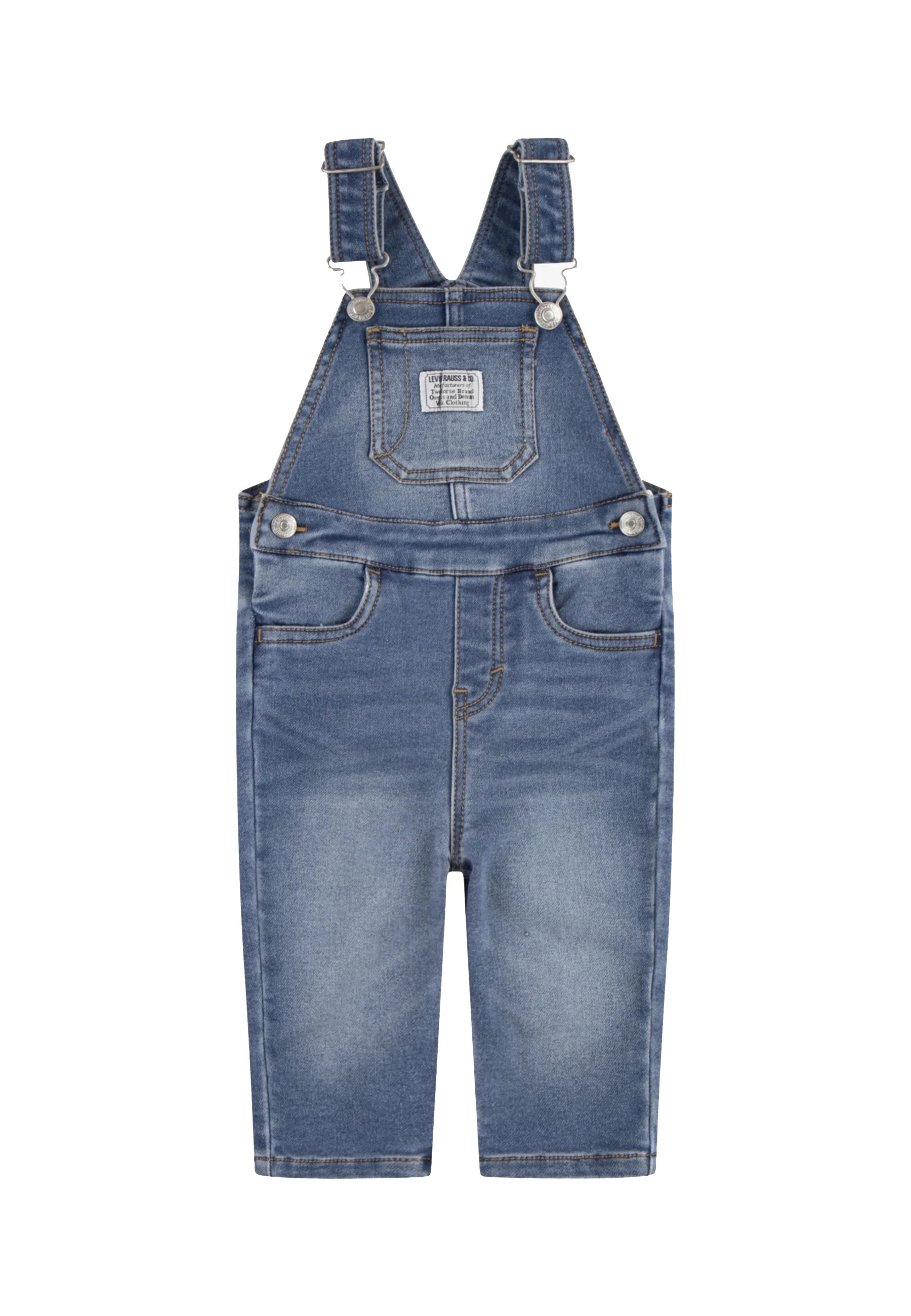 Salopette in jeans con bretelle regolabili
