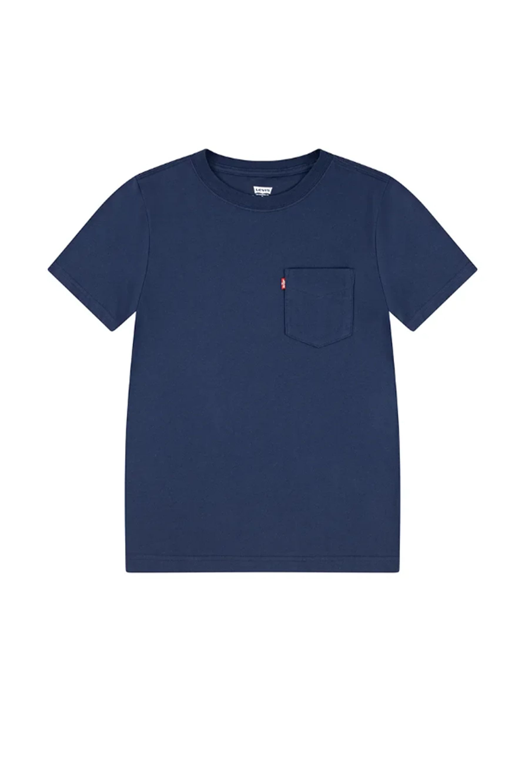 T-shirt girocollo tinta unita con taschino
