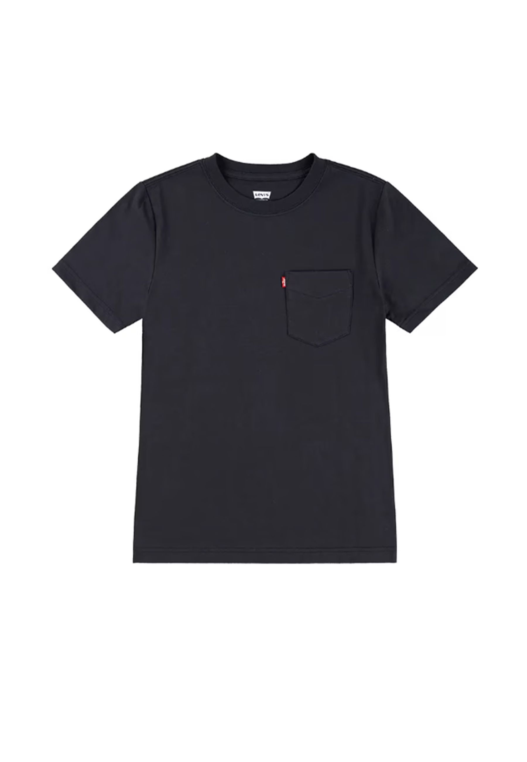 T-shirt girocollo tinta unita con taschino