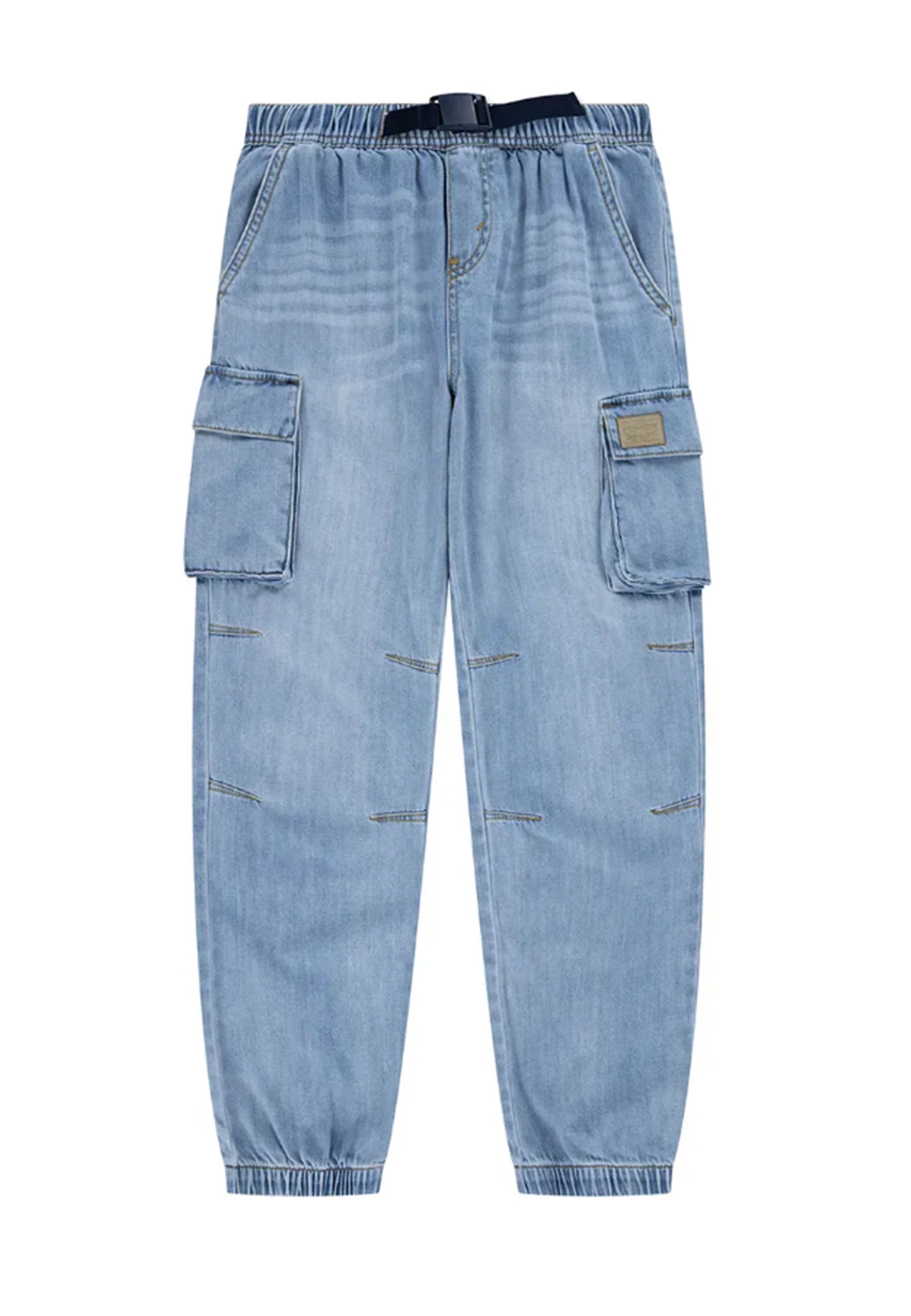 Jeans pantaloni cargo paracadute