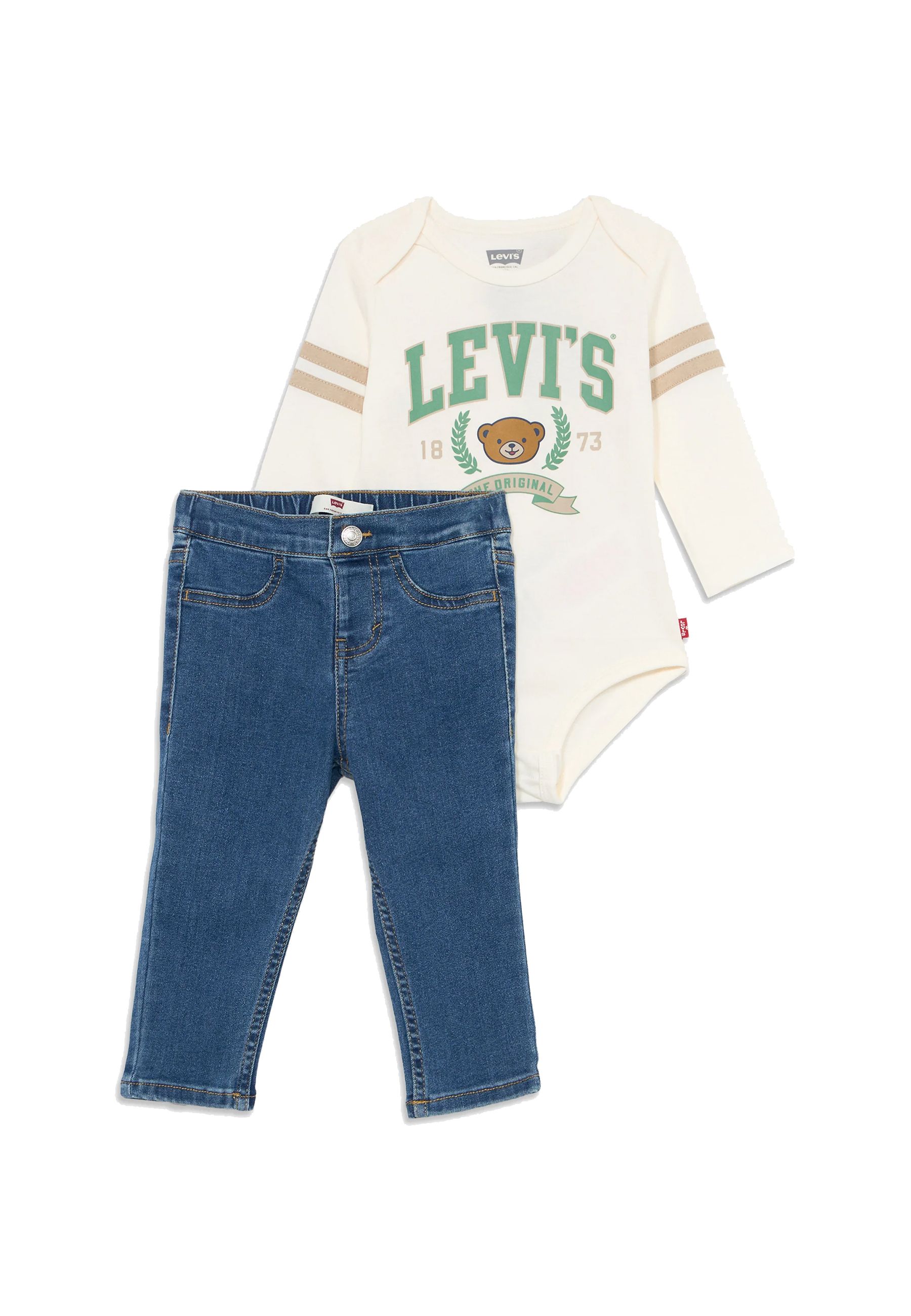 Completo Sportivo body manica lunga con jeans