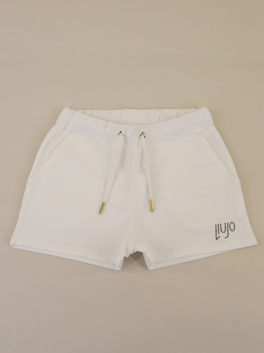 Shorts di colore BIANCO da BAMBINA 