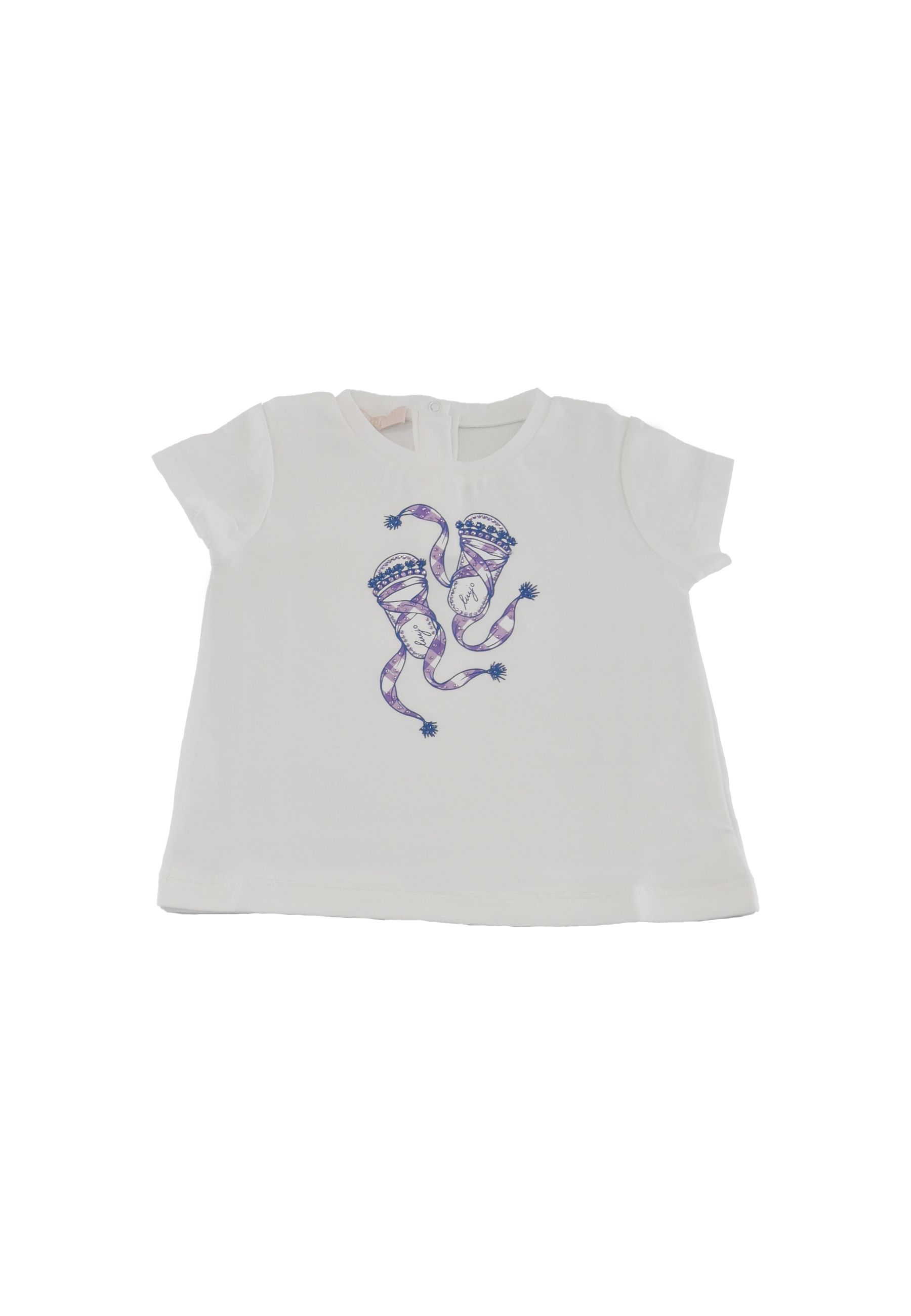 T-shirt stampata Bianca 