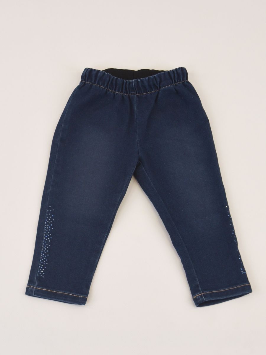 Jeans  in cotone lavaggio blu medio