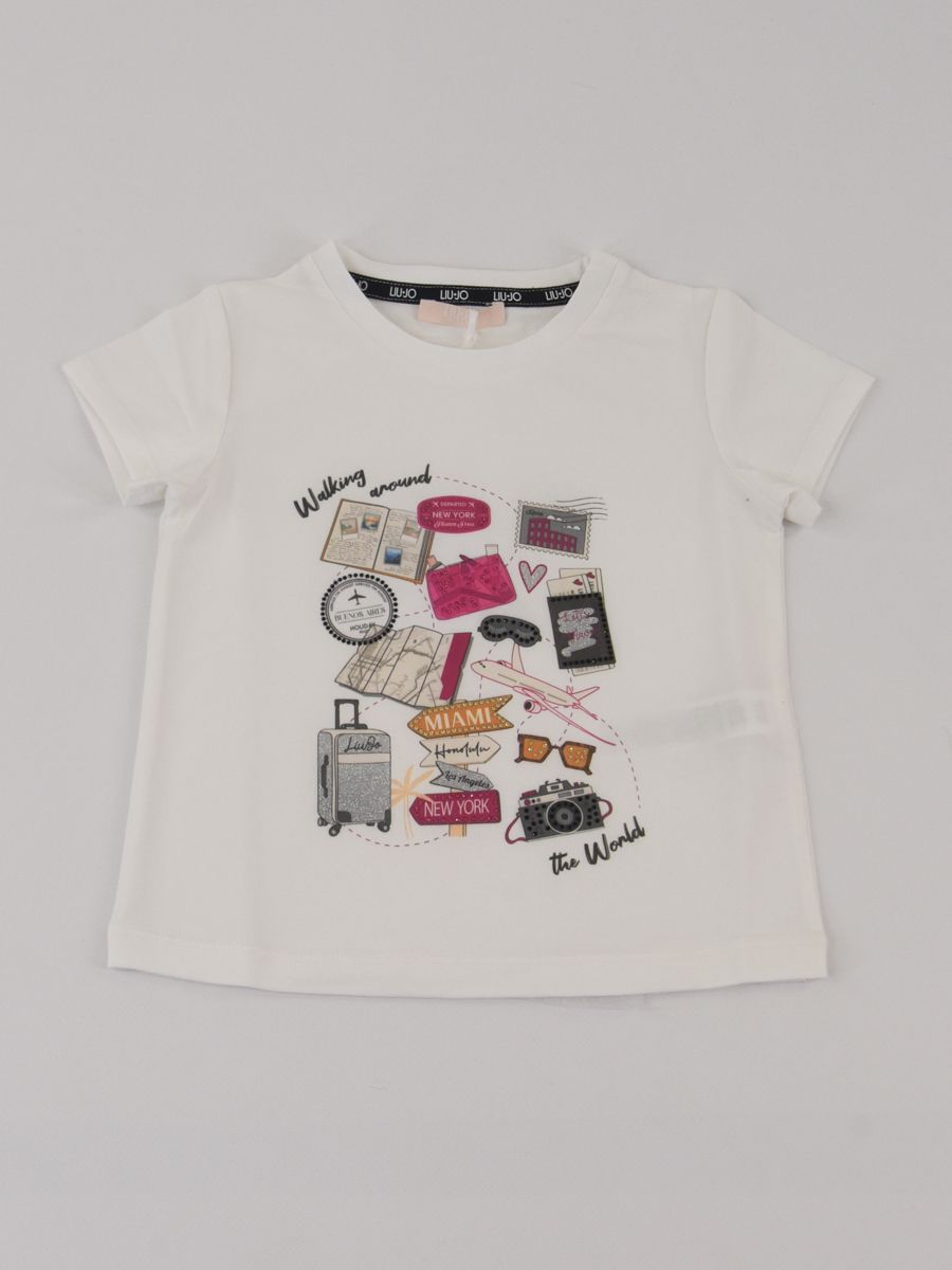 T-shirt  girocollo manica corta