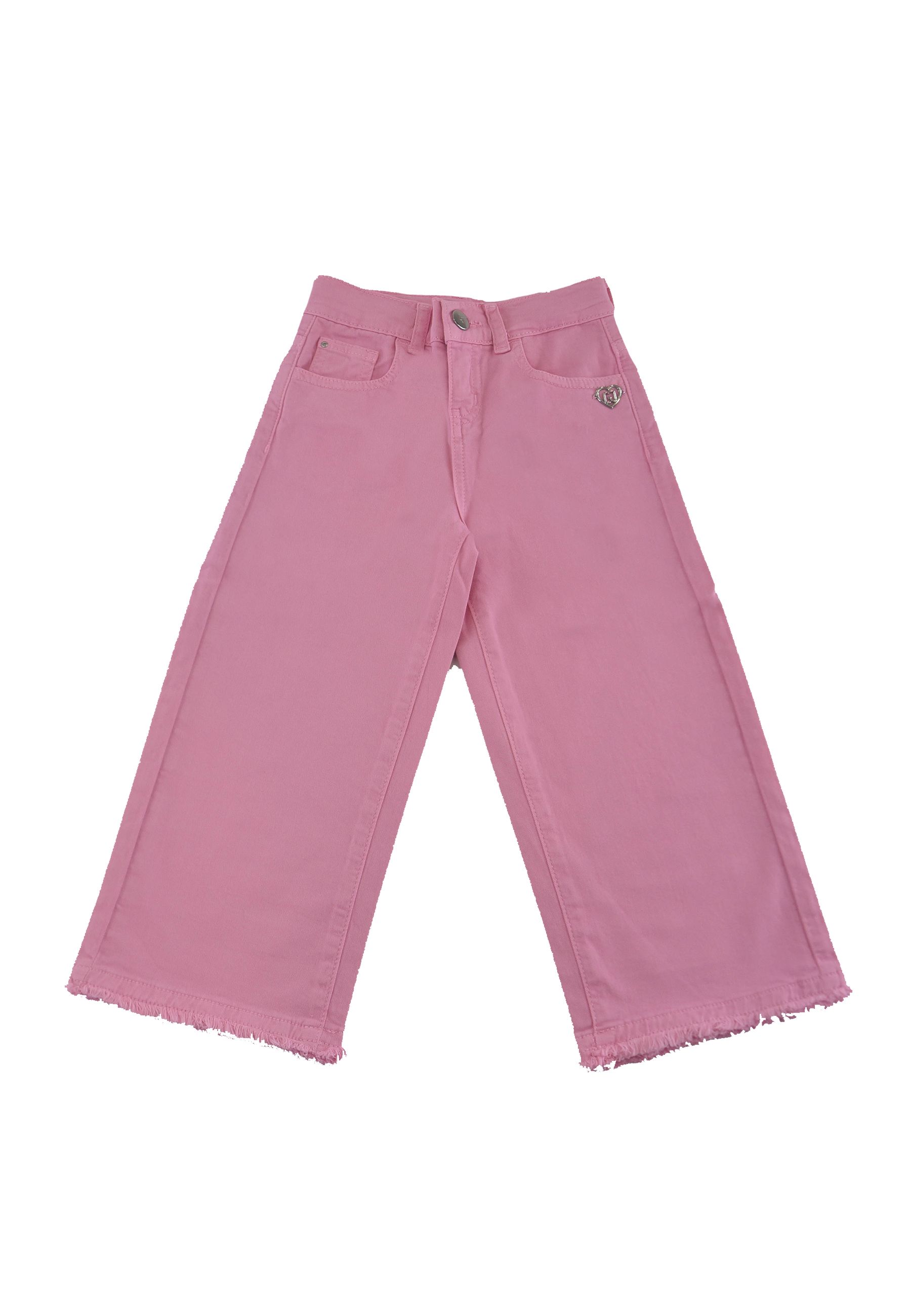 Pantalone elasticizzato bambina rosa