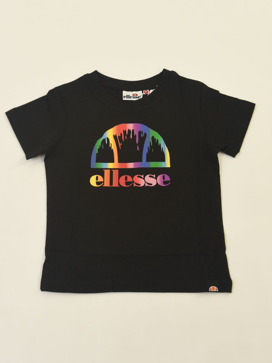 T-shirt  stampa logo Rainbow frontale