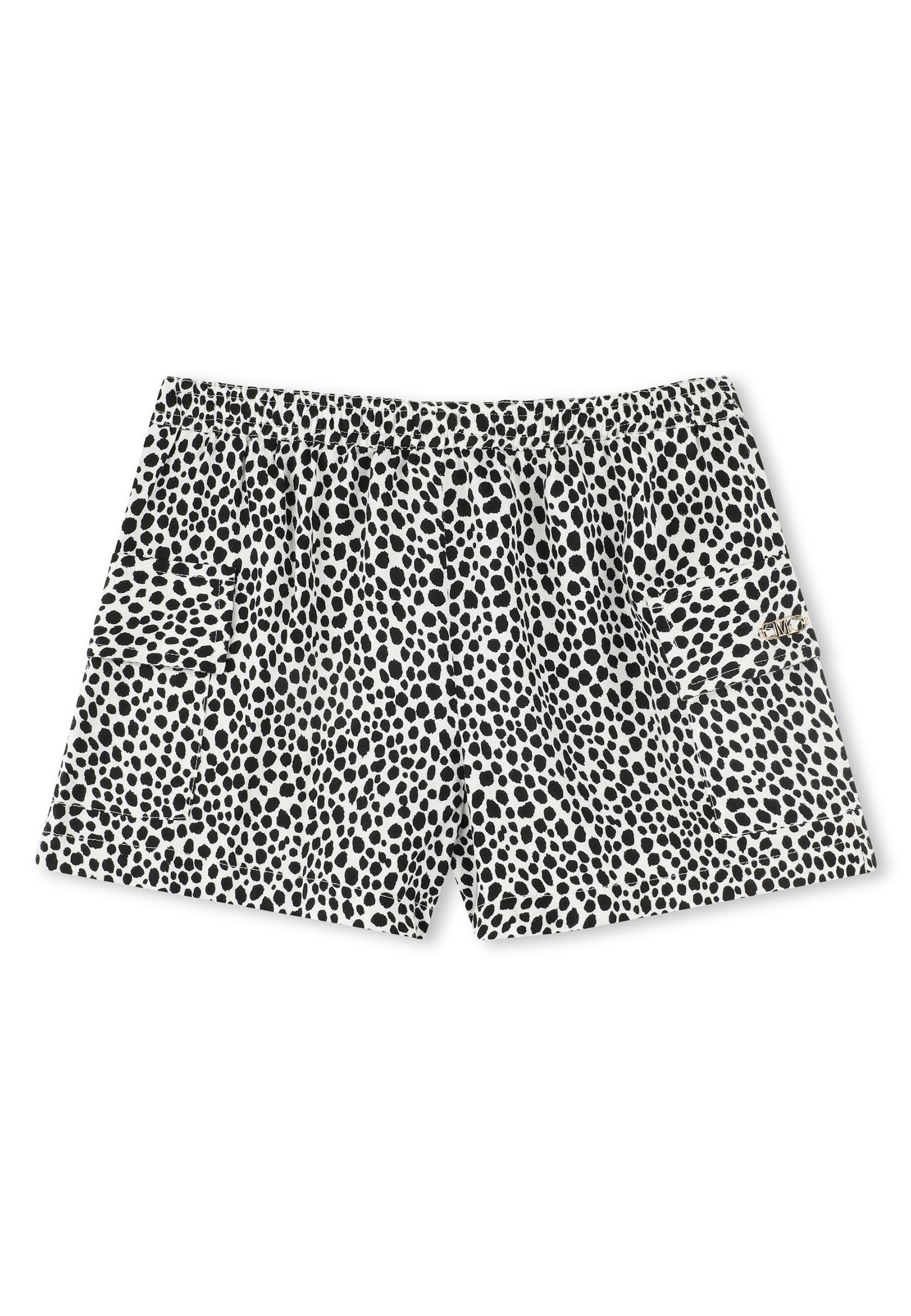 Shorts con stampa animalier