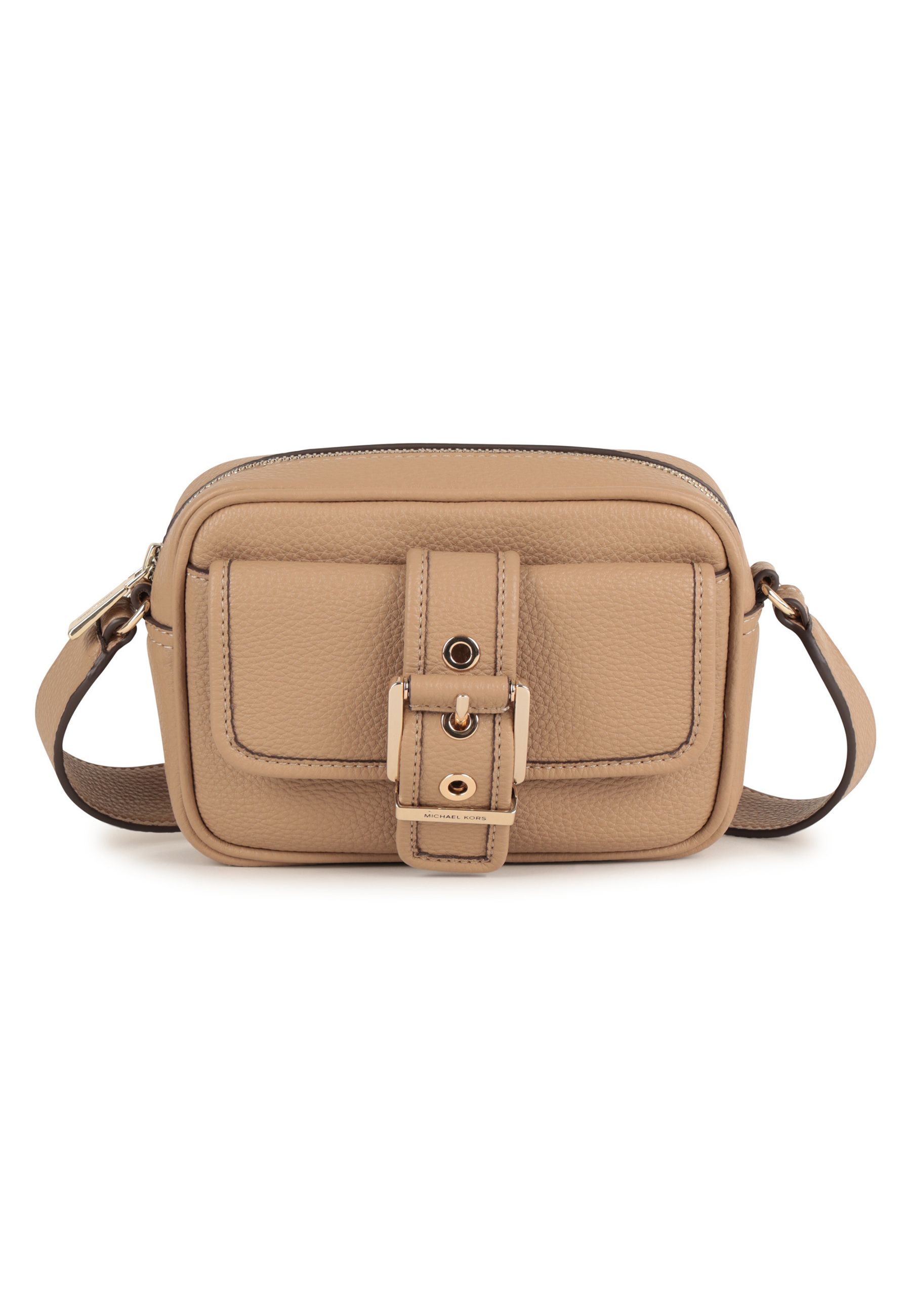 Borsa Beige raffinata e versatile realizzata in tessuto spalmato granulato