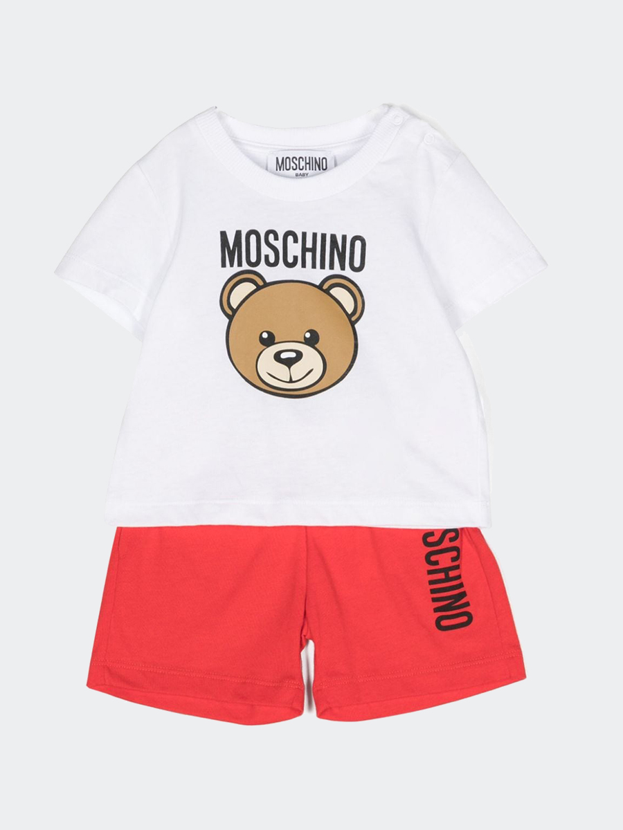 Completo t-shirt e pantaloncino MOSCHINO - BimbiVip.com