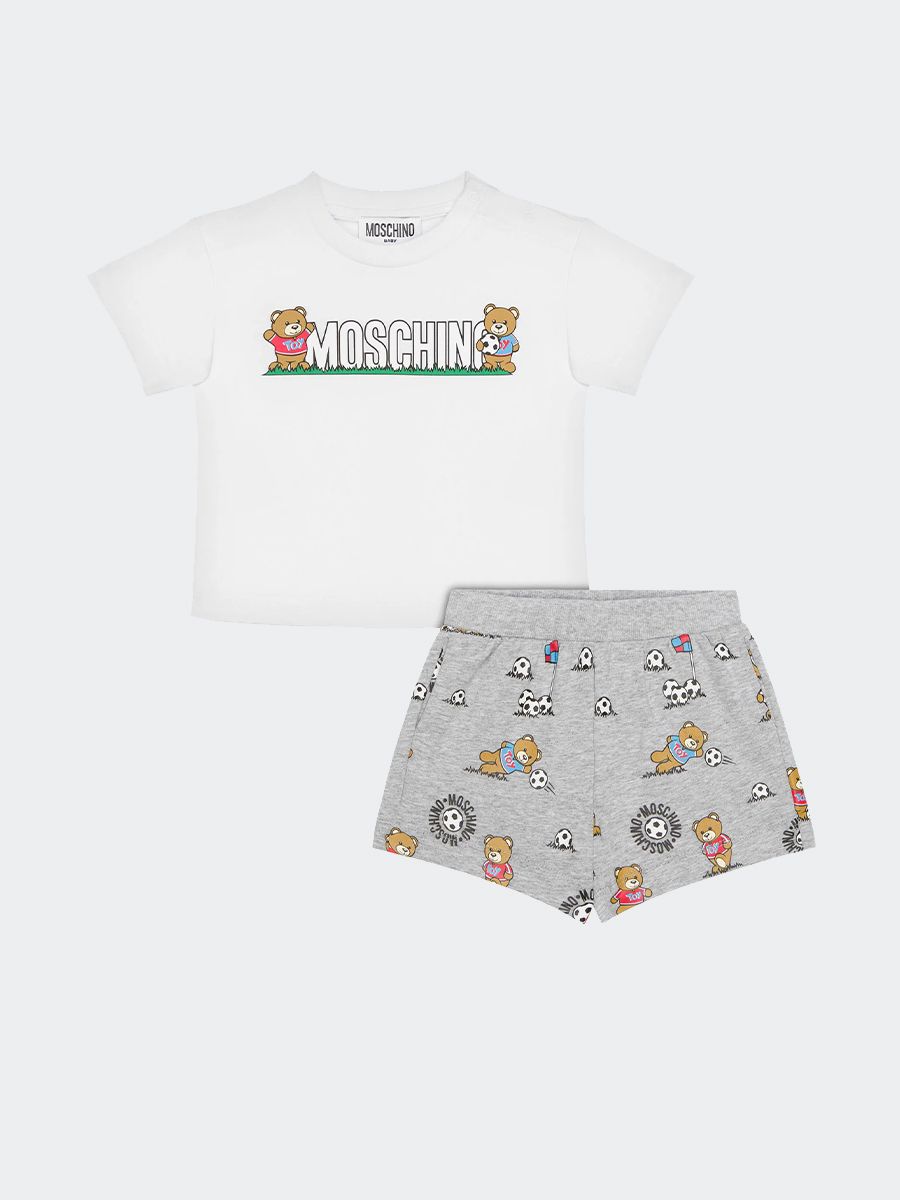 Completo Sportivo  multicolor composto da t-shirt e shorts