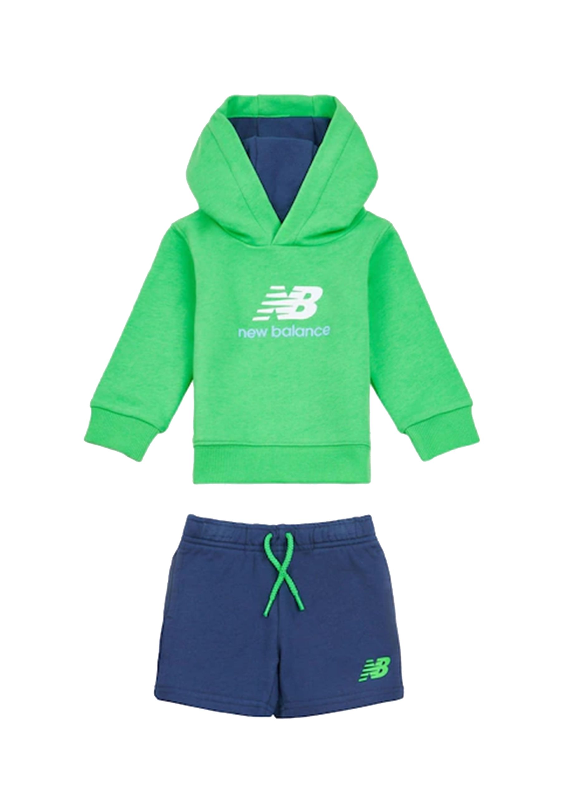 Completo Sportivo set felpa con cappuccio e Bermuda