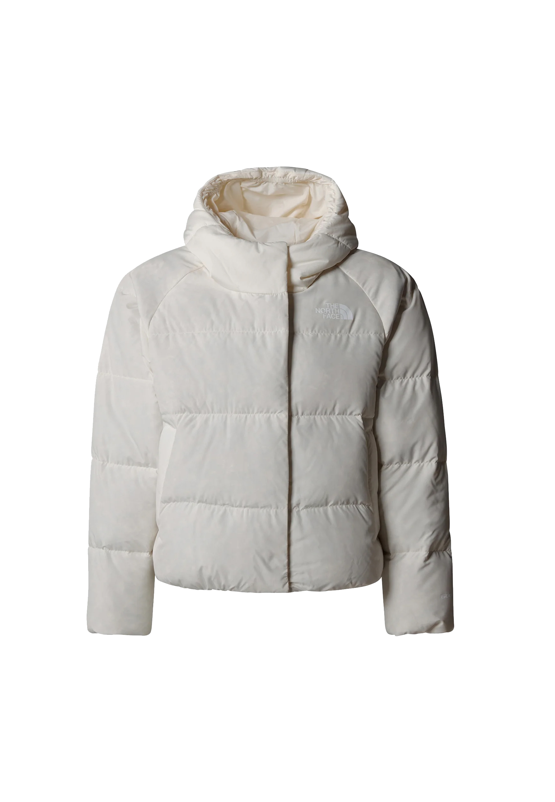 Piumino Ecologico bianco con Cappuccio