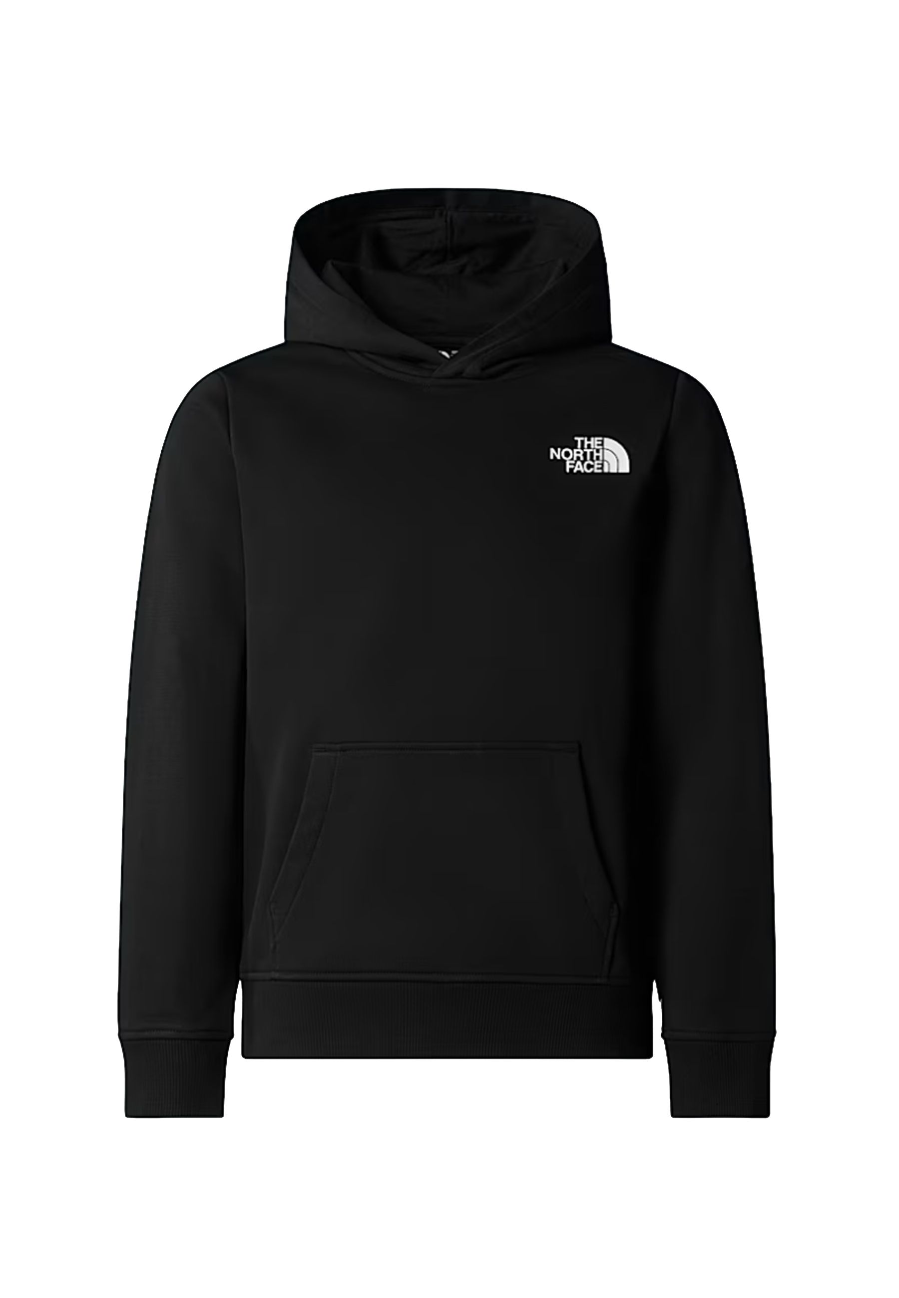 Felpa con cappuccio Nera da ragazzi