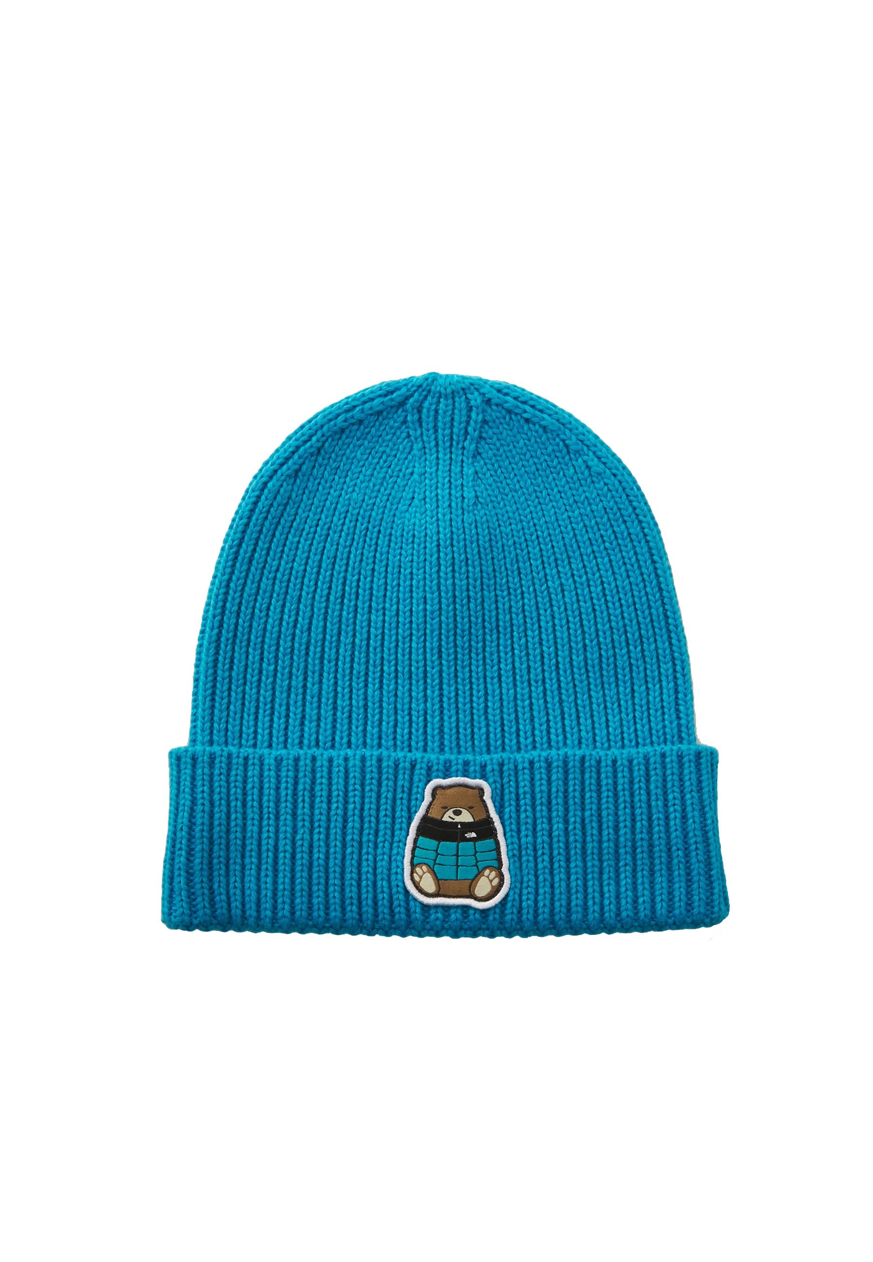 Cappello Nero in maglia a costine