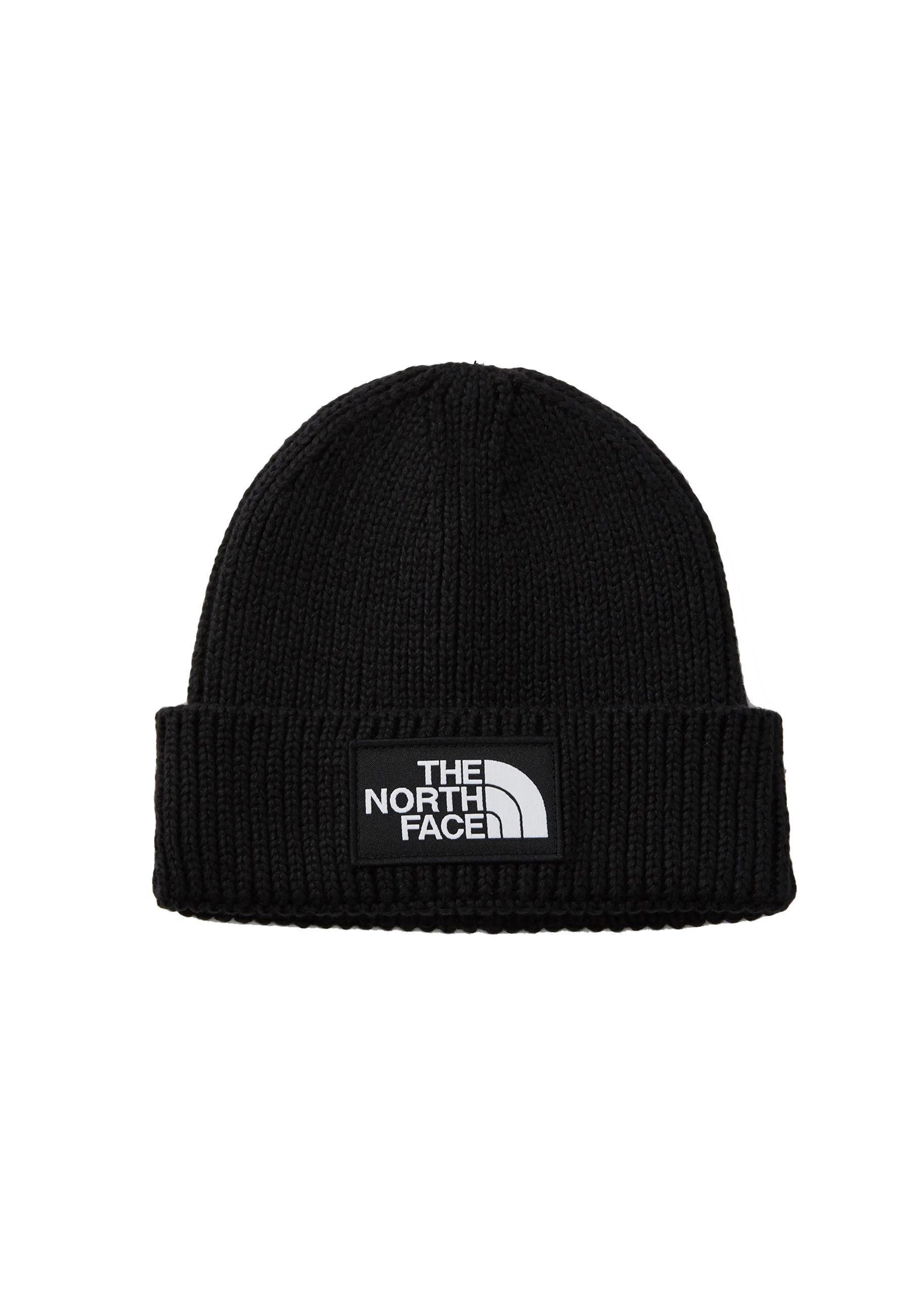 Cappello Nero in maglia a costine