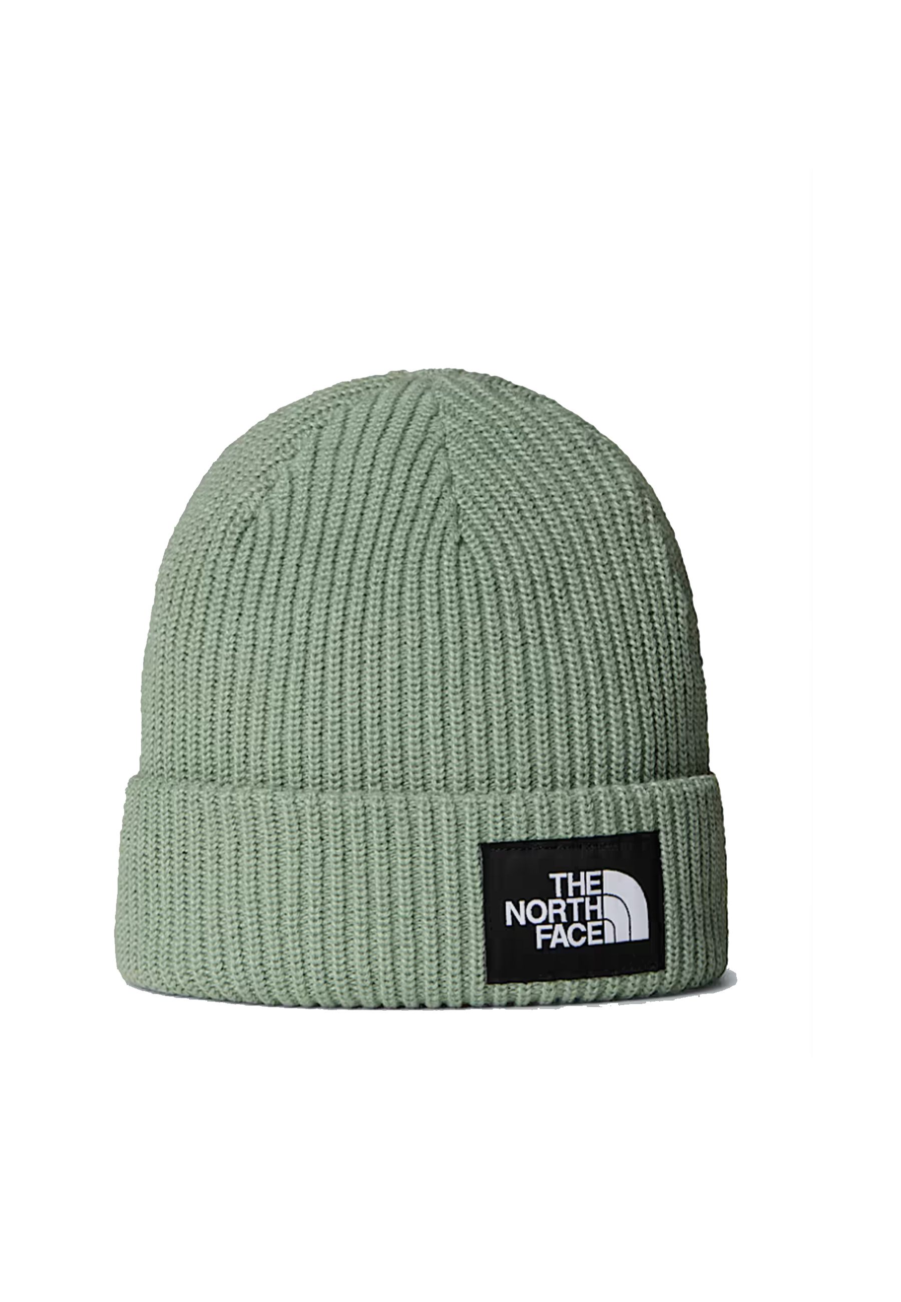 Cappello in maglia a treccia Verde