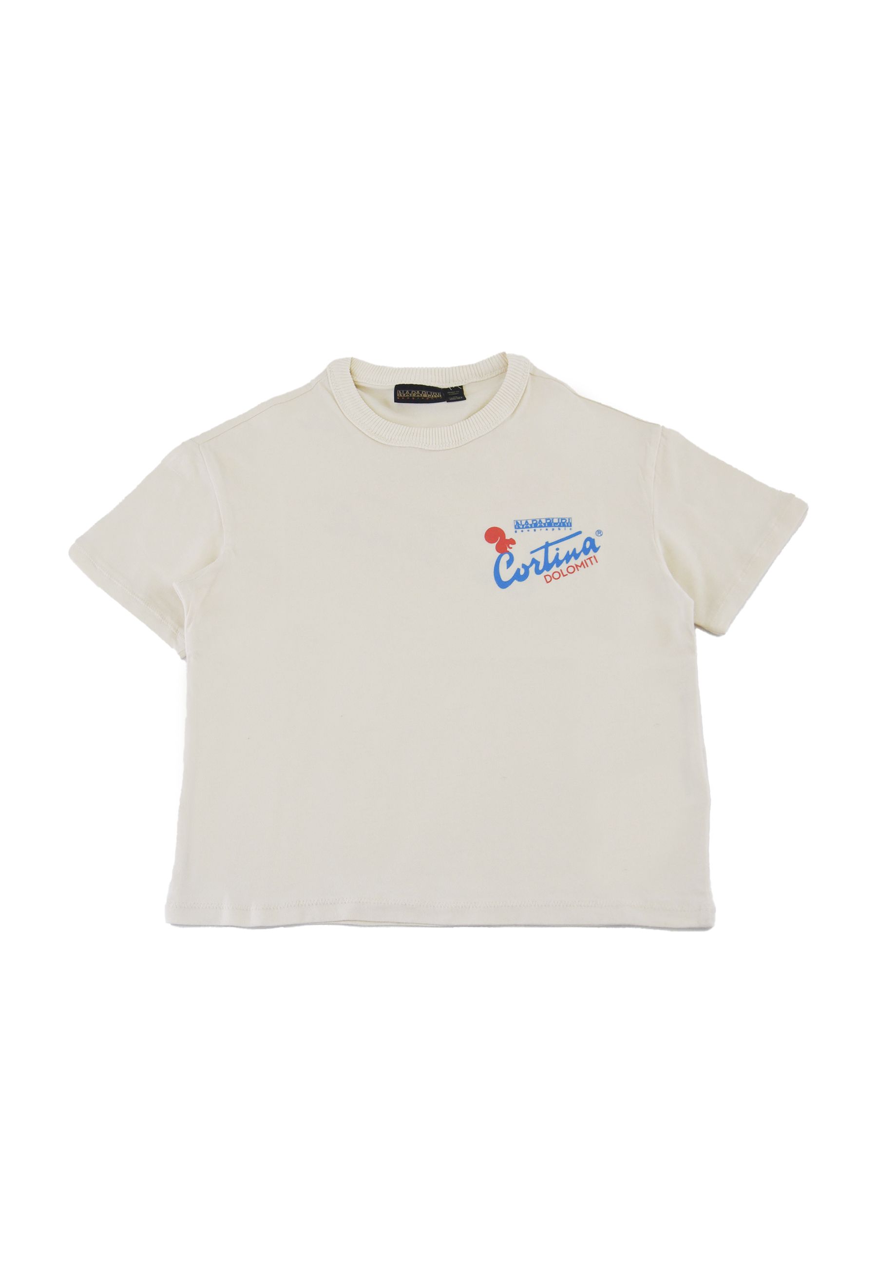 T-shirt girocollo Adige beige