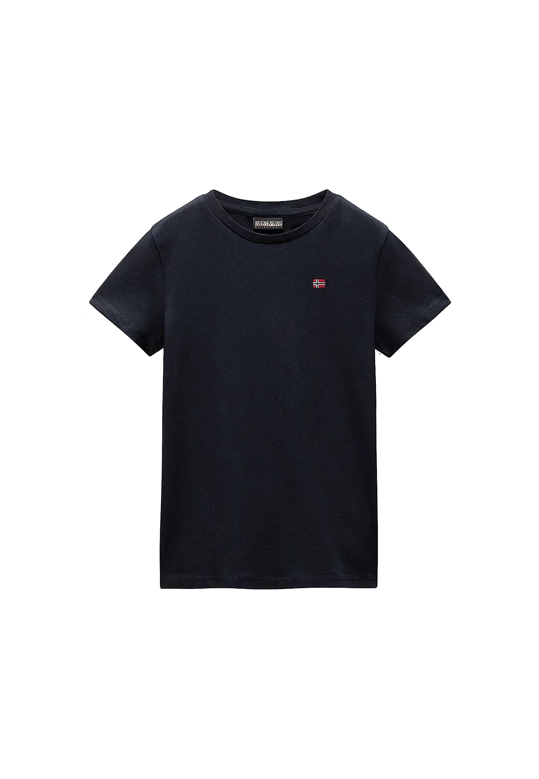 T-shirt Blu marine Aperto con Cappuccio 