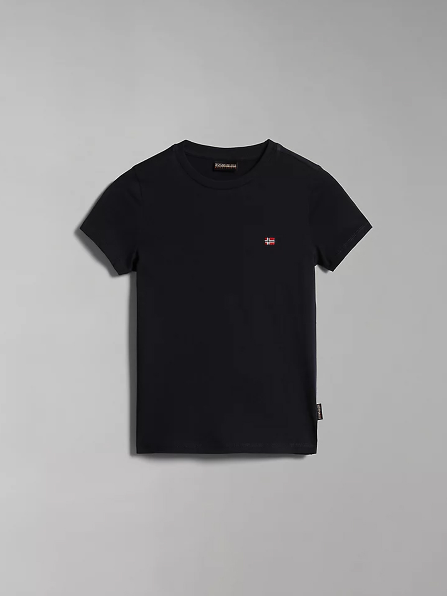 T-shirt Blu marine Aperto con Cappuccio 
